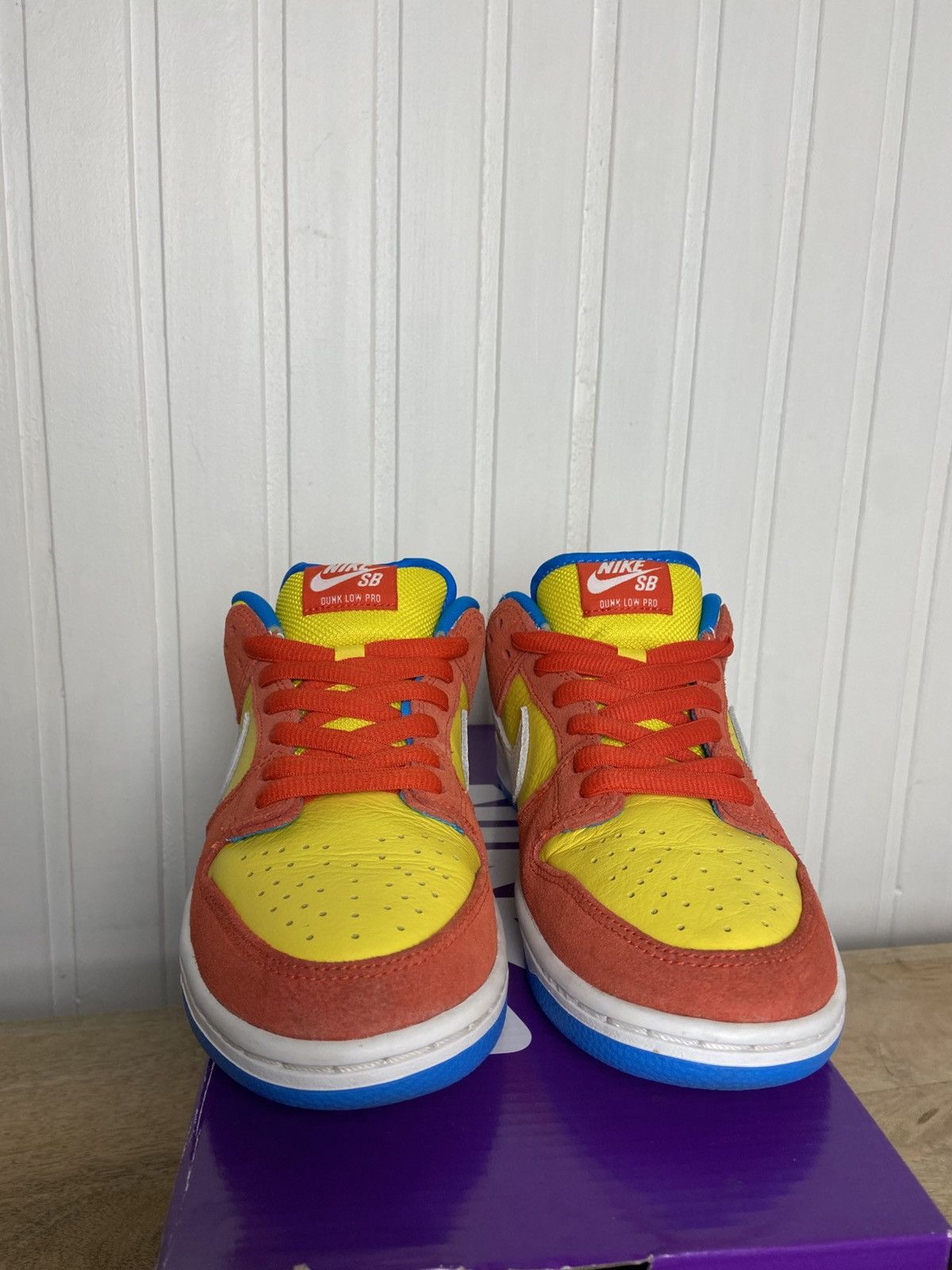 Adidas Used Nike SB Dunk Low Pro "Bart Simpson" Authentic 7,5US Size US 7.5 / EU 40-41 - 3 Thumbnail