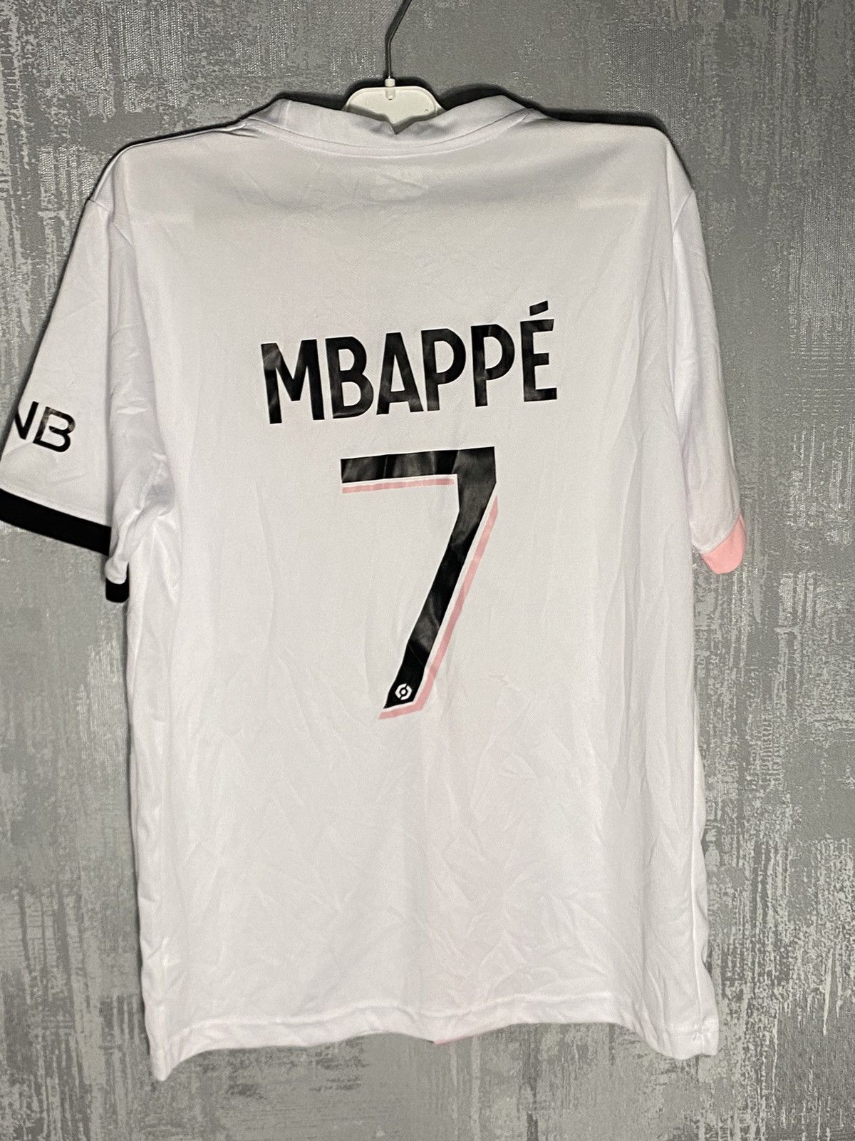 Jordan Brand 2021 Paris Saint-Germain (PSG) Soccer Jersey 7 Mbappe Size US S / EU 44-46 / 1 - 2 Thumbnail
