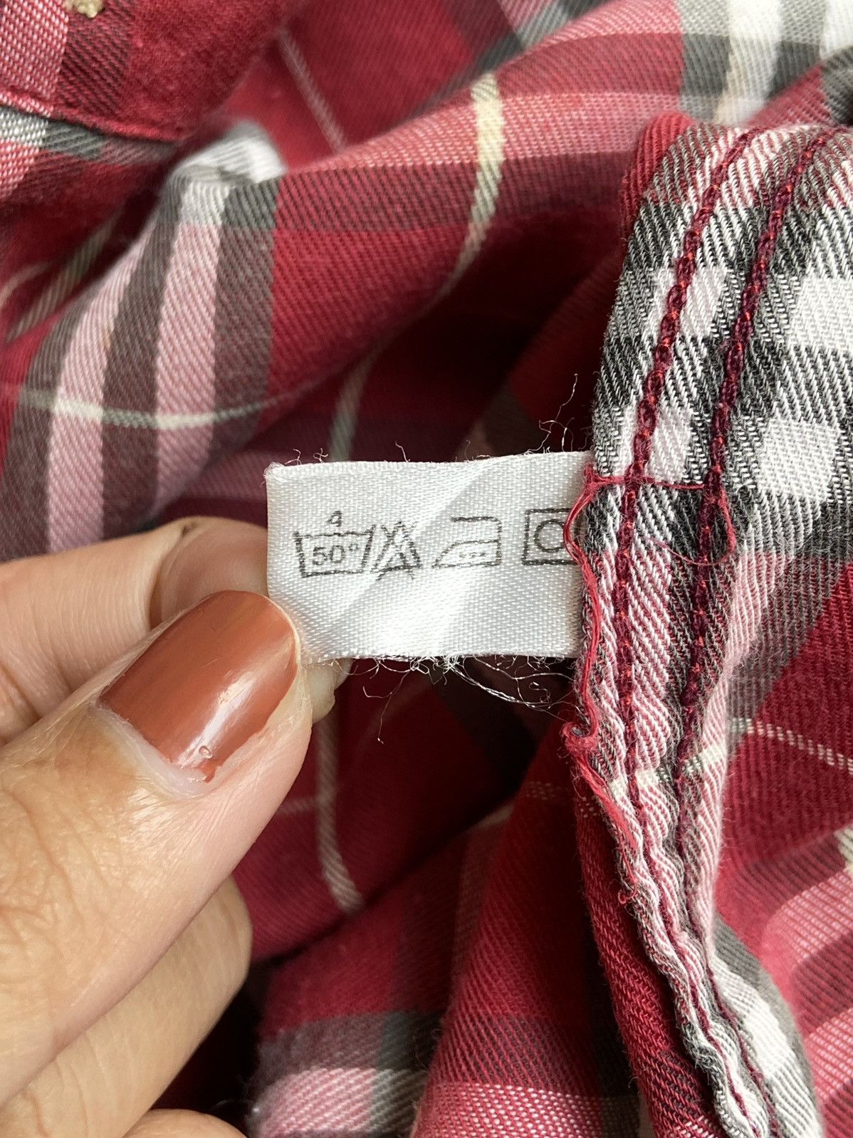 Burberry BURBERRY Red Striped Shirt Size US M / EU 48-50 / 2 - 8 Thumbnail