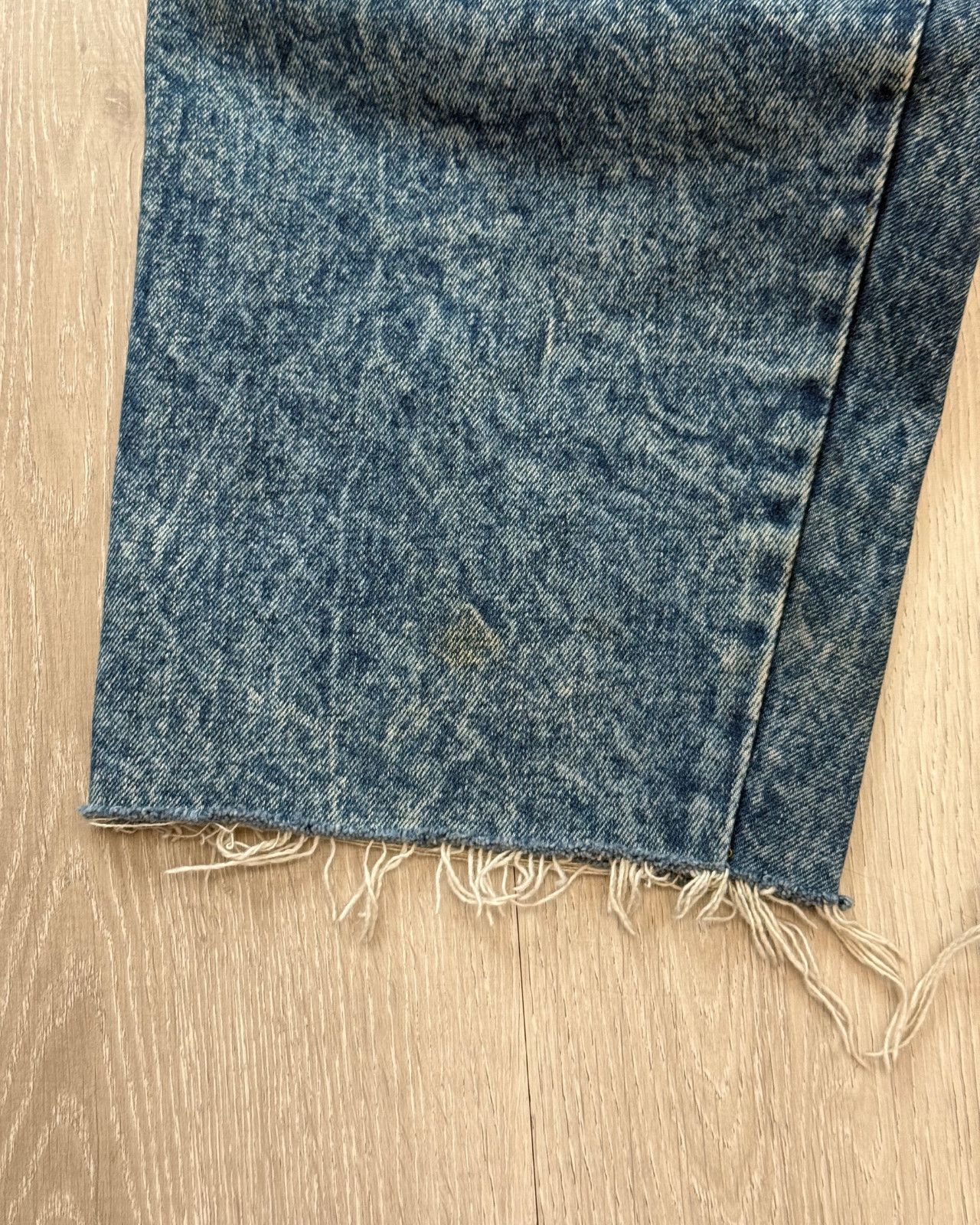 Puma Rare Vintage Puma In Action Acid Wash Denim Jeans Size 34x28 Size US 34 / EU 50 - 5 Thumbnail