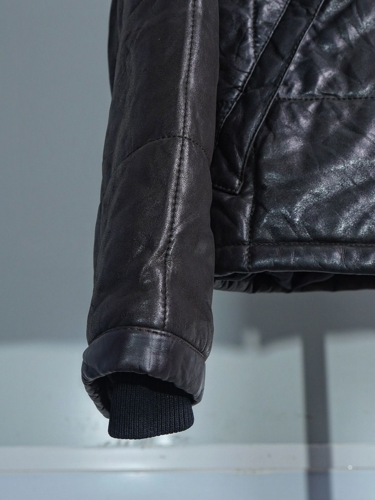 Gucci By Tom Ford FW98 Quilted Leather Bomber Jacket Size US M / EU 48-50 / 2 - 6 Thumbnail