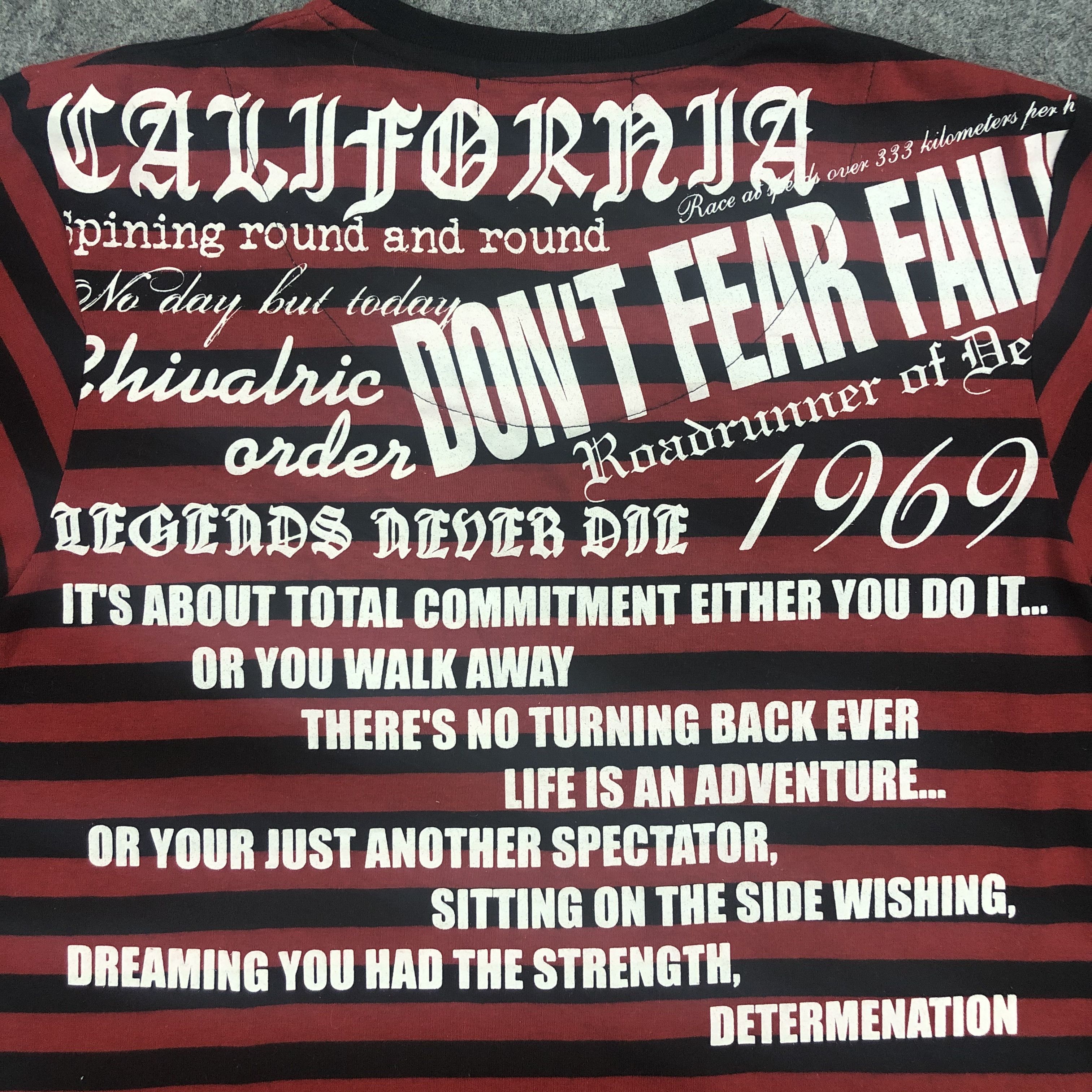 If Six Was Nine Skull Stripe Poems Punk Medium Tshirt - G094 Size US M / EU 48-50 / 2 - 4 Thumbnail