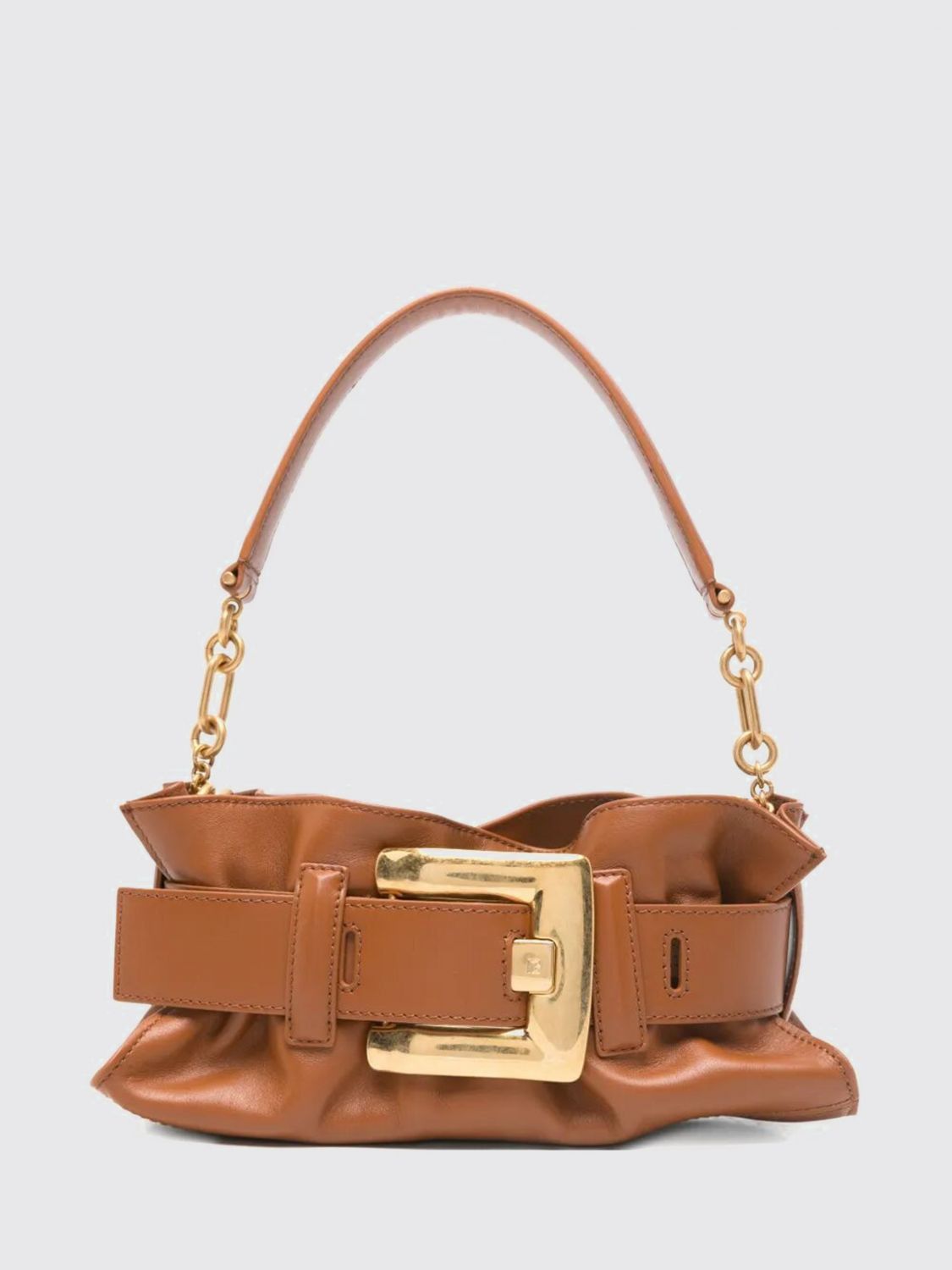 Balmain Balmain Shoulder Bag Woman Brown Size ONE SIZE - 1 Thumbnail