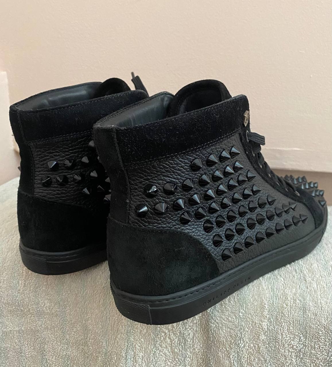 Designer × Philipp Plein RARE ‼️ Philipp Plein FW14 SW150464 Sneakers Studded Sneaker Size US 5.5 / EU 38 - 13 Thumbnail