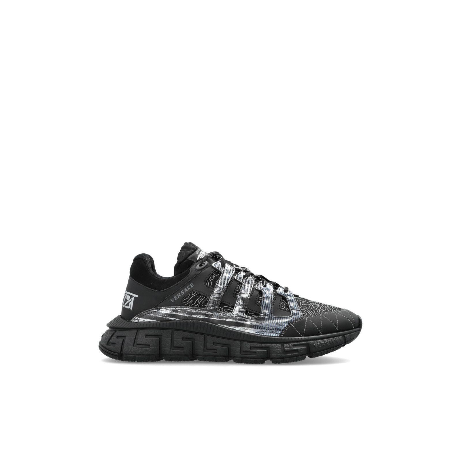 VERSACE ''Trigreca'' Black Sports Shoes New And Authentic (M