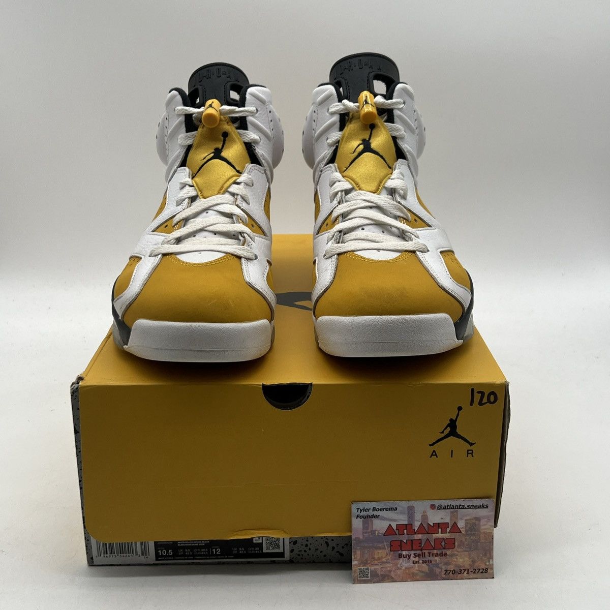 Jordan Brand Air Jordan 6 yellow ochre Size US 10.5 / EU 43-44 - 2 Thumbnail
