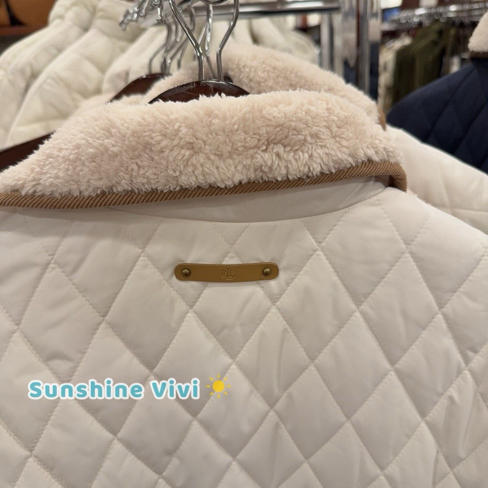 Lauren Ralph Lauren NWT Ralph Lauren Polo Women Quilted Jacket Chalk medium Size M / US 6-8 / IT 42-44 - 2 Thumbnail