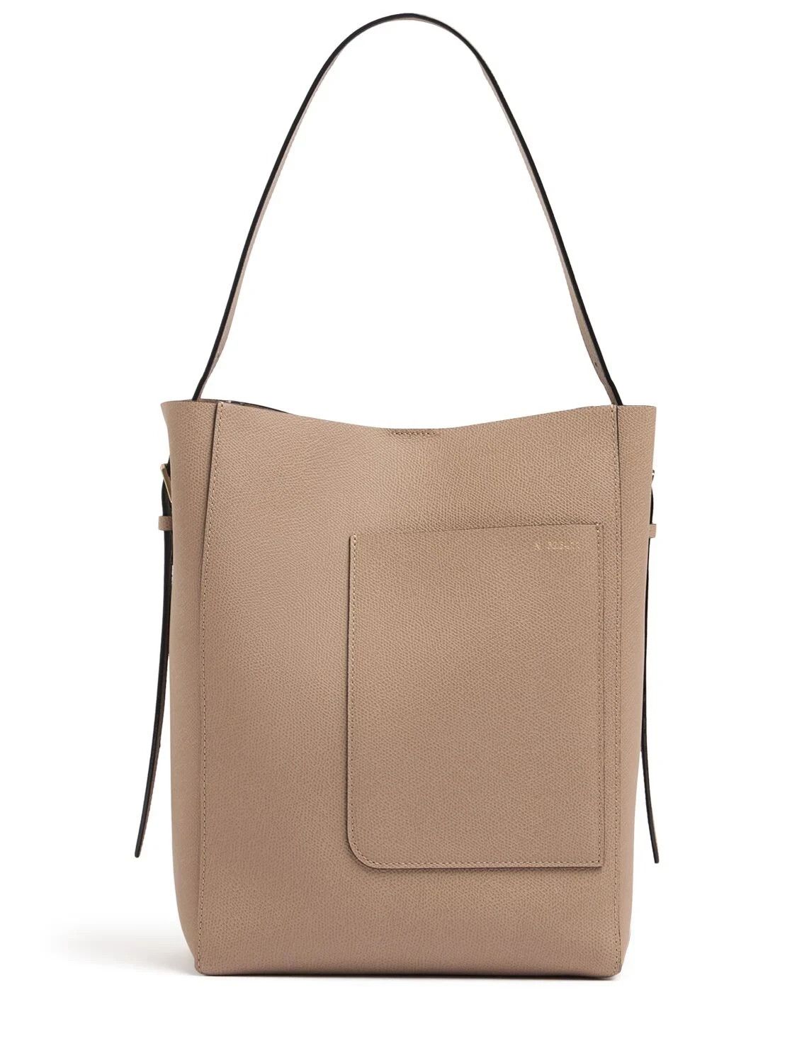Valextra VALEXTRA Medium Sahara Beige Leather Bucket Bag New Size ONE SIZE - 1 Thumbnail