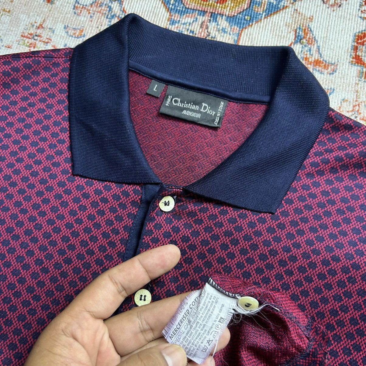 Christian Dior Monsieur Christian Dior Monsieur Vintage Polos Size US L / EU 52-54 / 3 - 3 Thumbnail