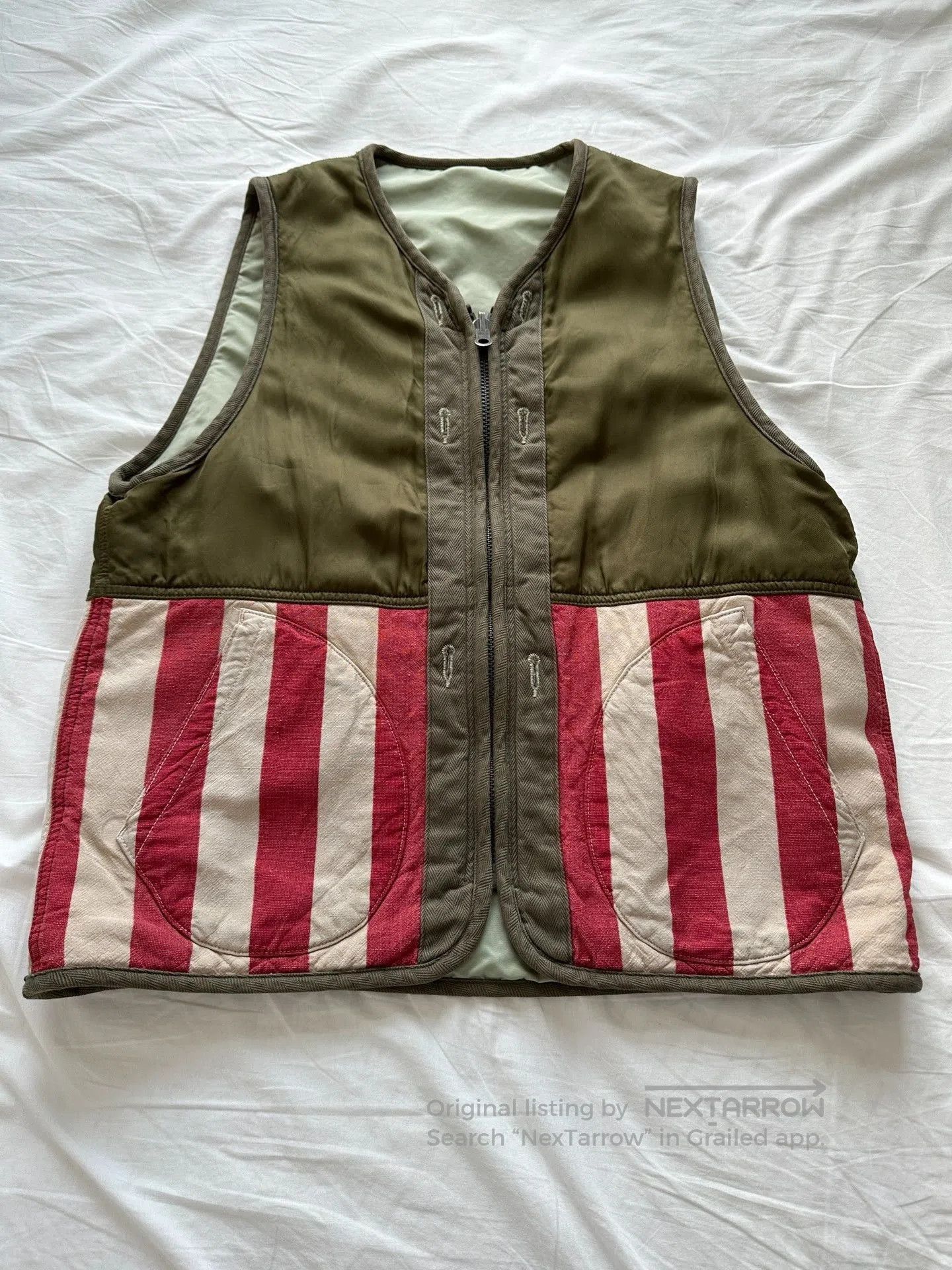 Visvim visvim 20ss Iris Liner Olive Vest. Size US S / EU 44-46 / 1 - 1 Thumbnail