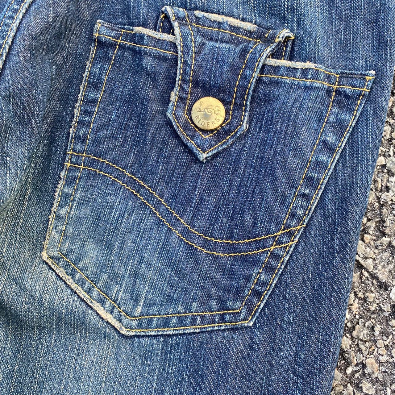 Lee 💥Flare💥Vintage Lee Riders Distressed Denim Size US 32 / EU 48 - 14 Thumbnail