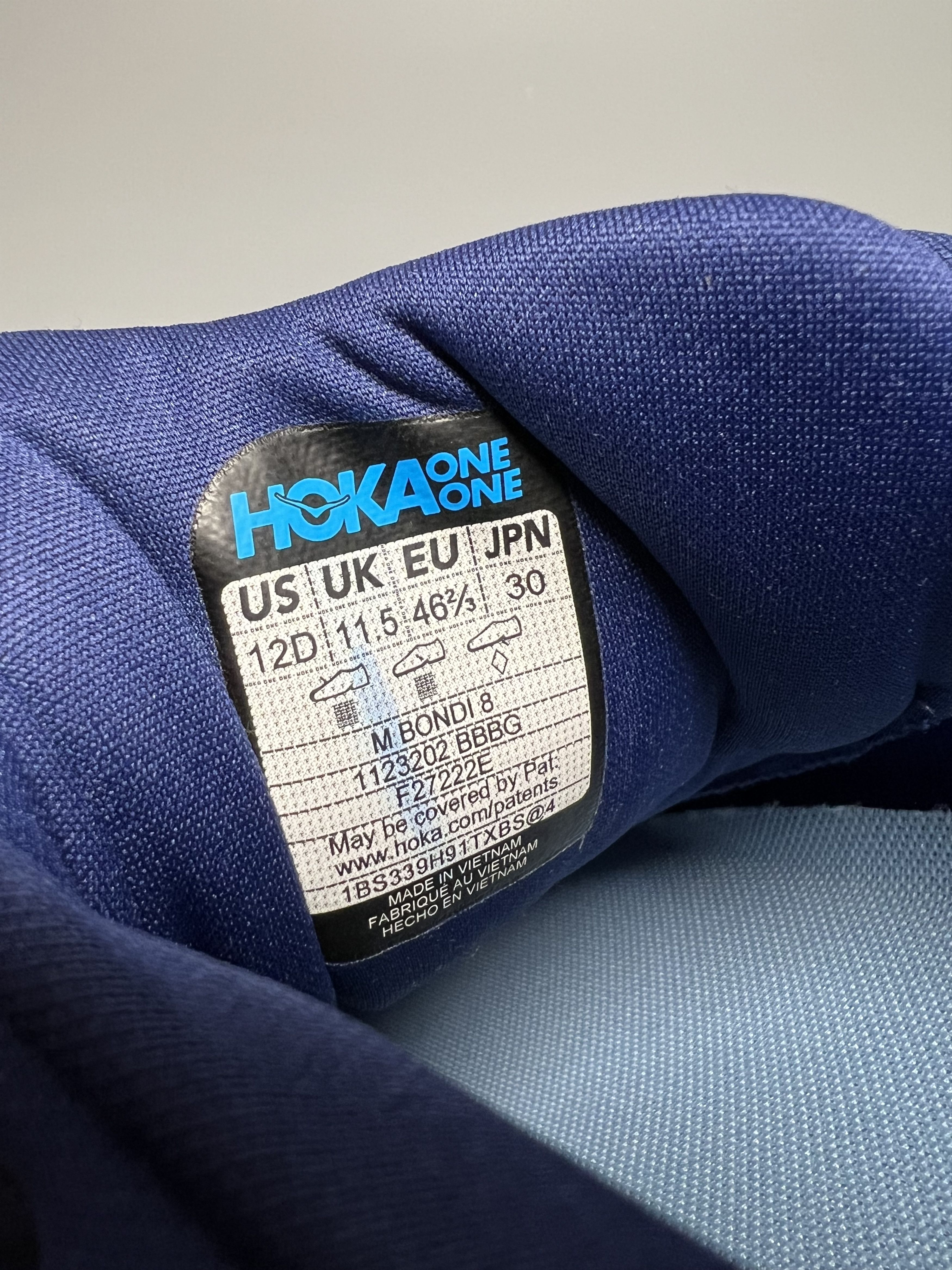 Hoka 12D Hoka One One Bondi 8 Running Shoes Walking Gym Size US 12 / EU 45 - 11 Thumbnail