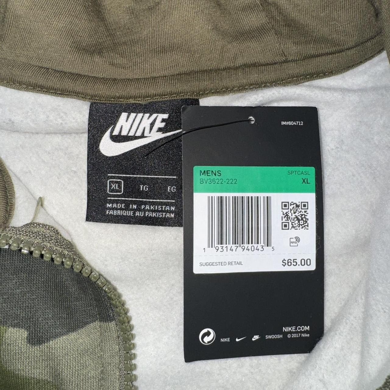 Nike Nike Sportwear Club Fleece Camo Full Zip Hoodie Size US XL / EU 56 / 4 - 3 Thumbnail