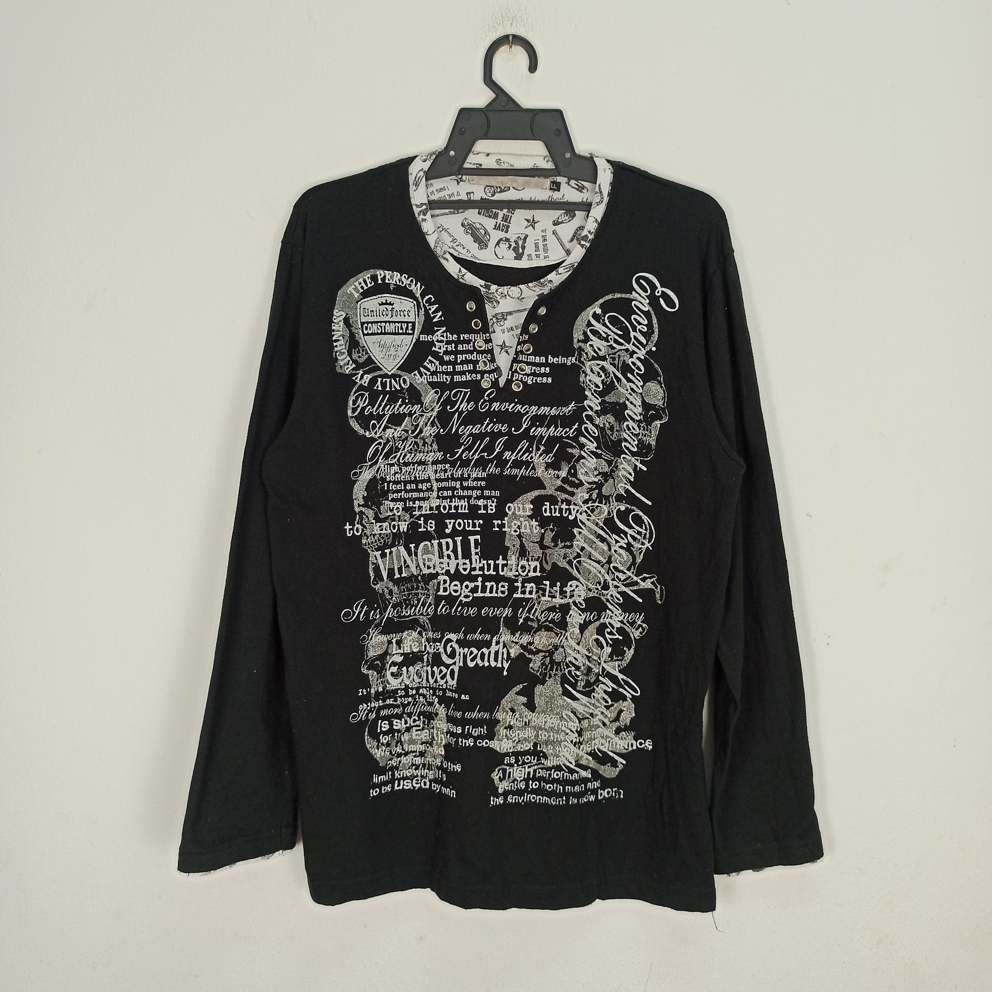 If Six Was Nine If Six Was Nine Asymmetrical Striped Long Sleeve