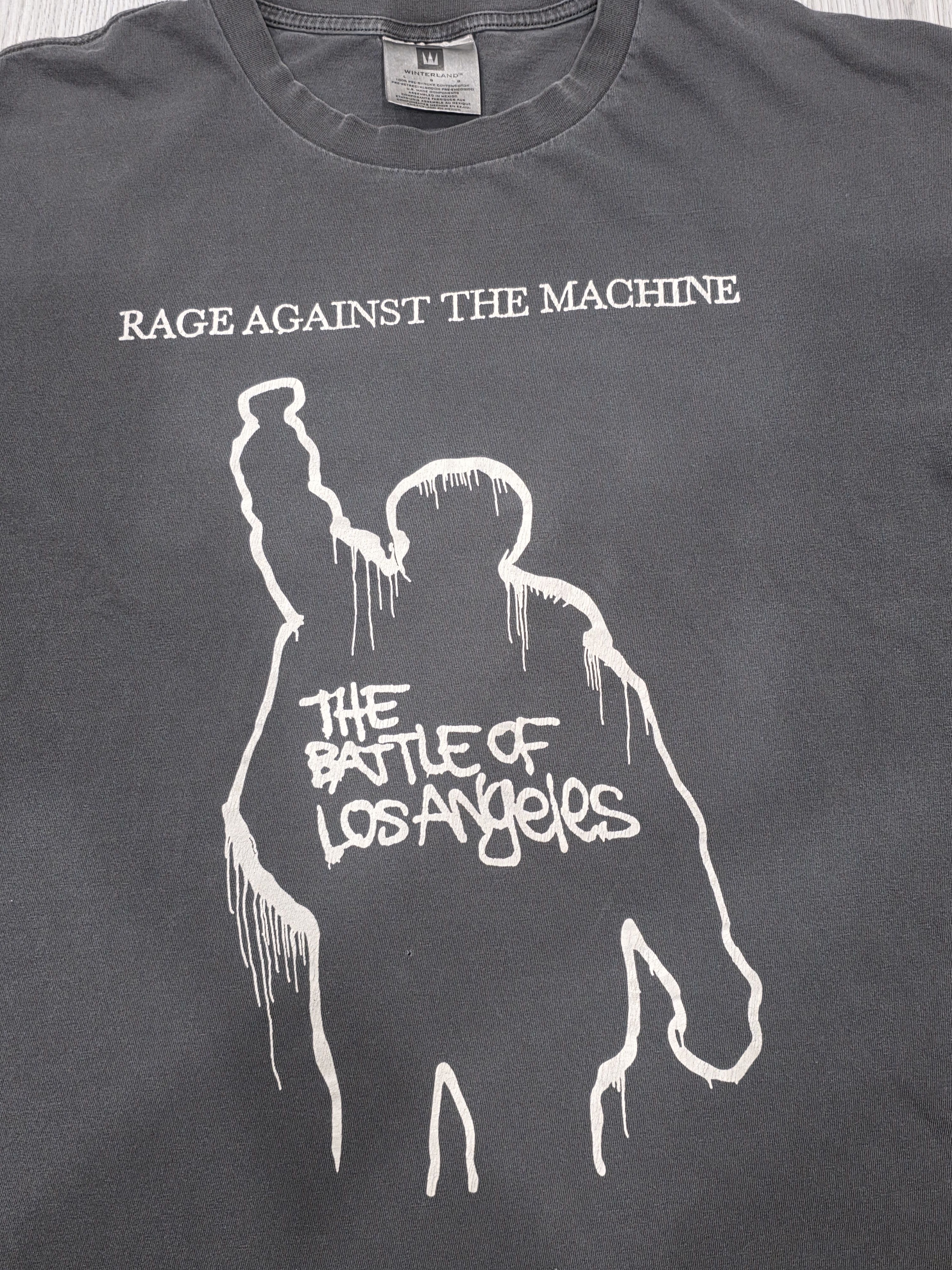 Band Tees World tour Rage against the machine "the btle of LA sz L Size US L / EU 52-54 / 3 - 5 Thumbnail