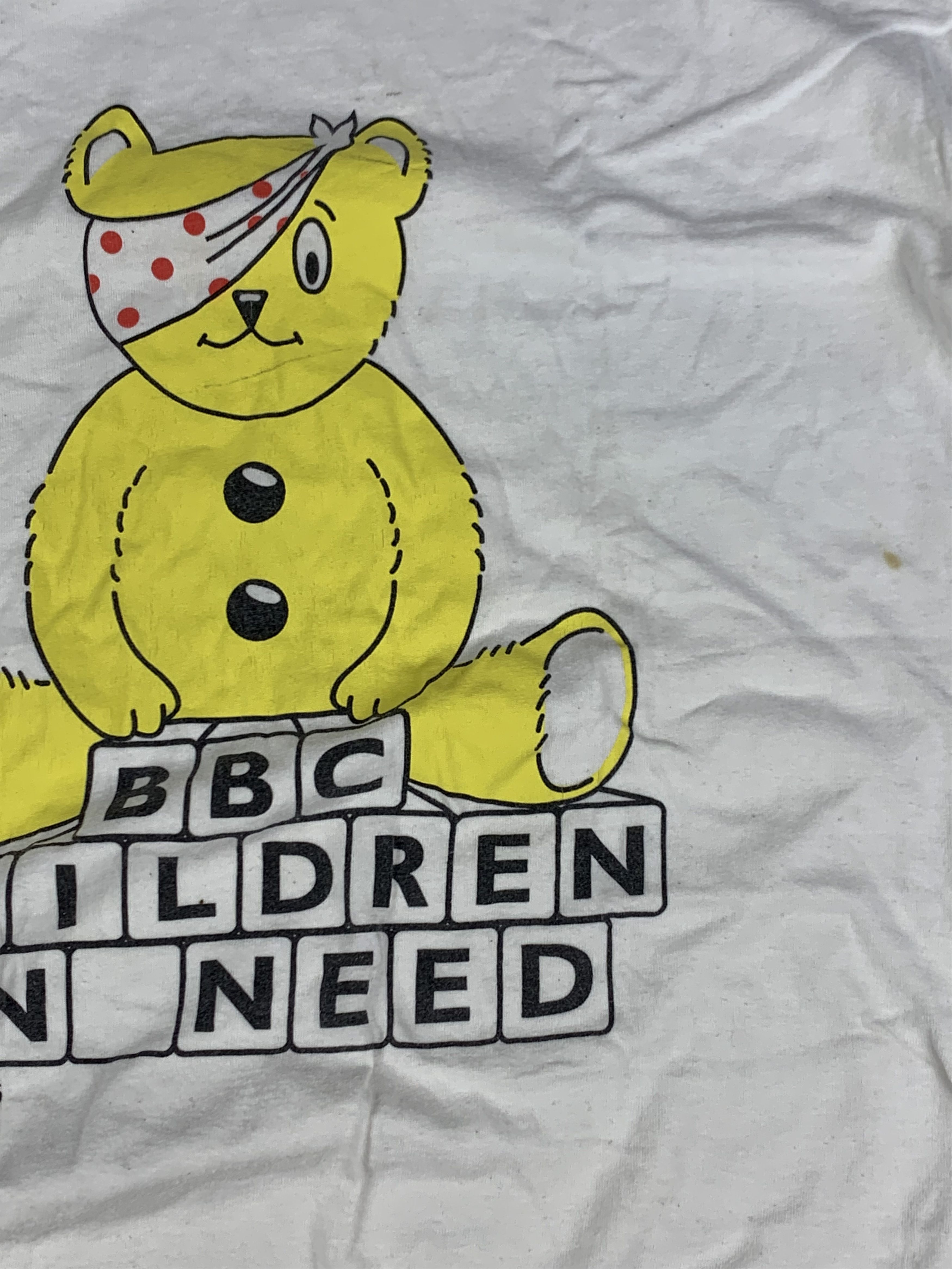 Vintage Vintage BBC Childrens in Need 1985 T-Shirt Size L Size US L / EU 52-54 / 3 - 6 Thumbnail