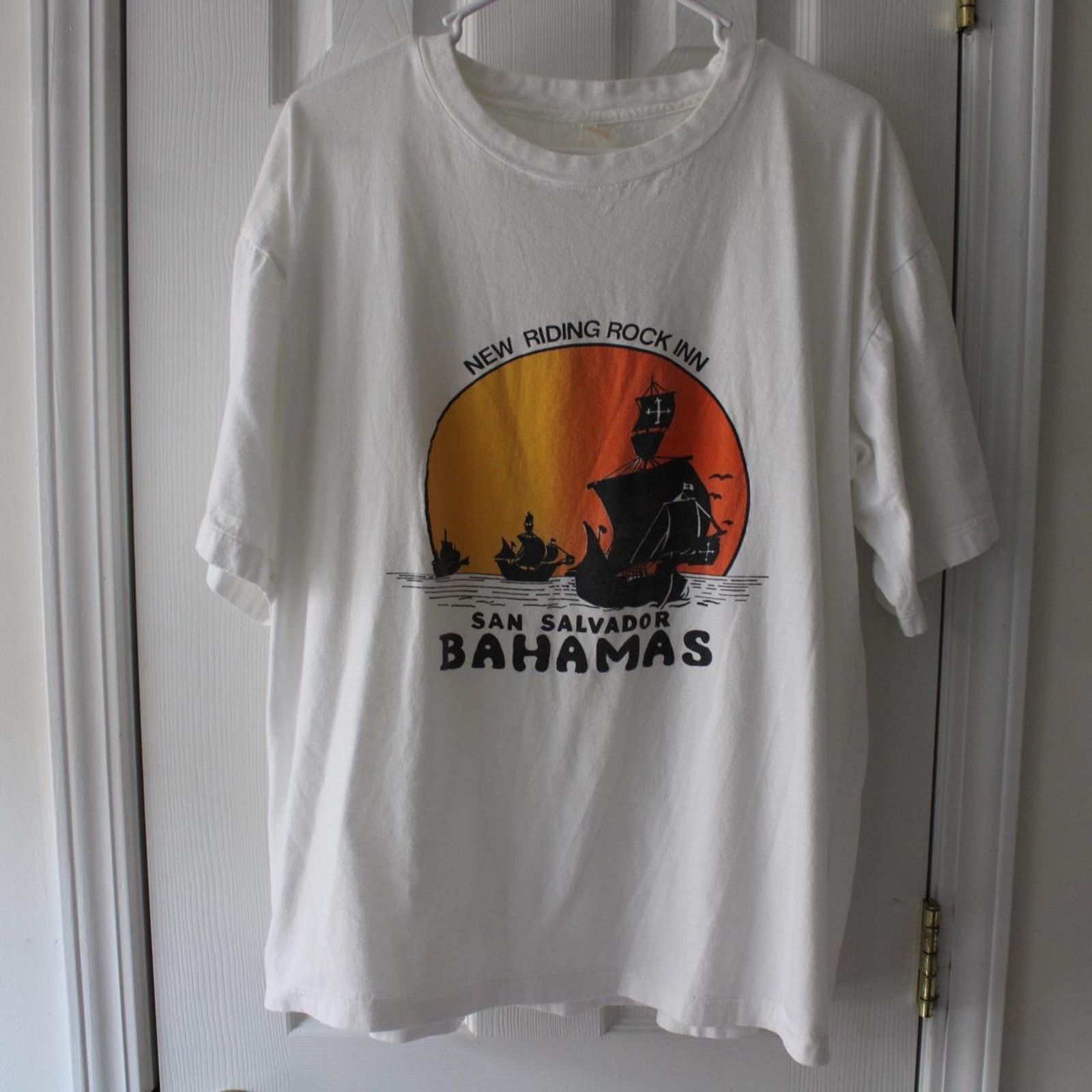 Other White 90’s San Salvador Bahamas Single Stitch Graphic Tee Size US XL / EU 56 / 4 - 3 Thumbnail