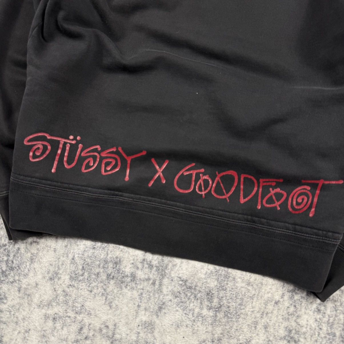 Stussy Stussy & Goodfoot AW/06 Limited Thermal ‘Black’ Zip Hoodie Size US L / EU 52-54 / 3 - 6 Thumbnail