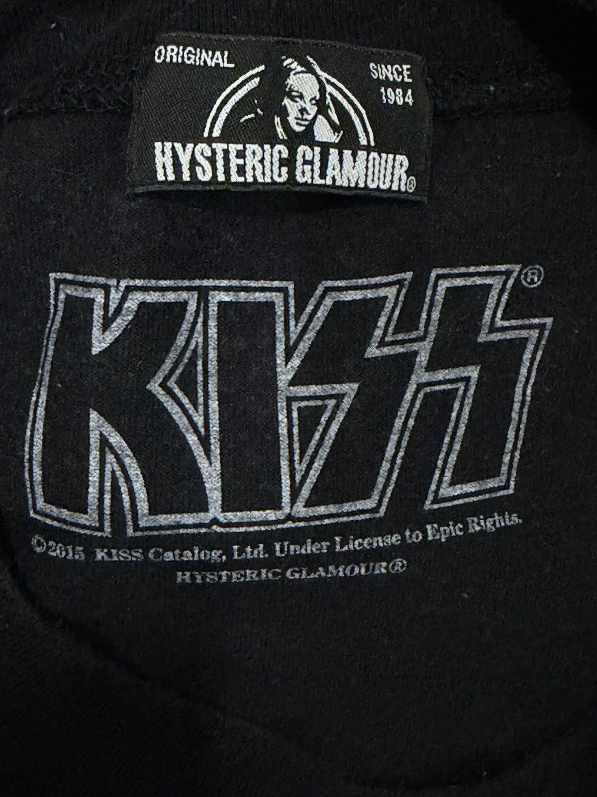 Hysteric Glamour Kiss Nothin to Lose shirt