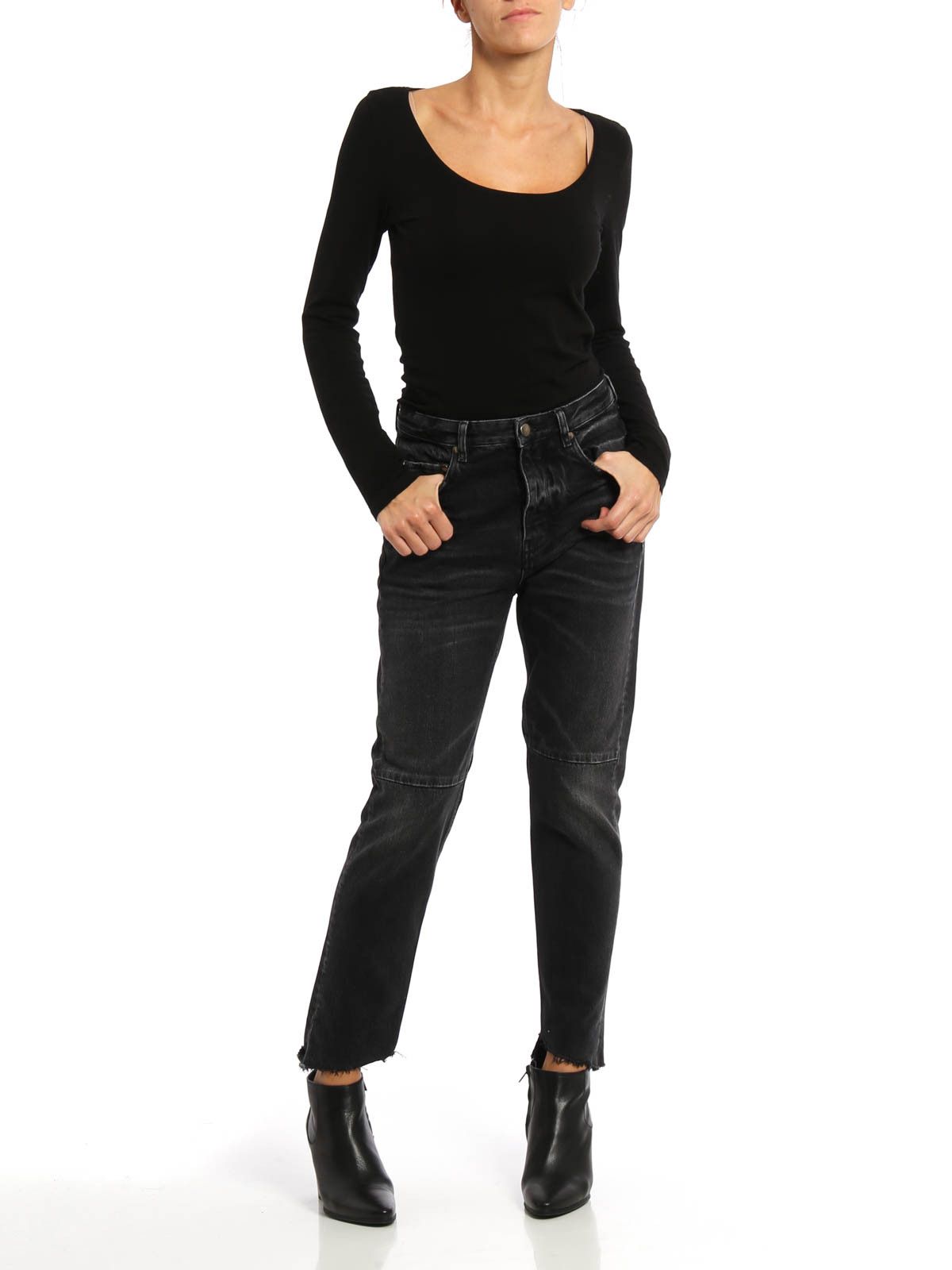 Golden Goose o1y0725 Denim Pant in Black Size 26" / US 2 / IT 38 - 4 Thumbnail