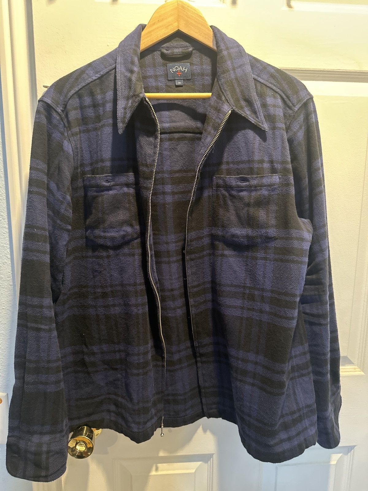 Noah Noah Zip Flannel Shirt Size US M / EU 48-50 / 2 - 1 Thumbnail