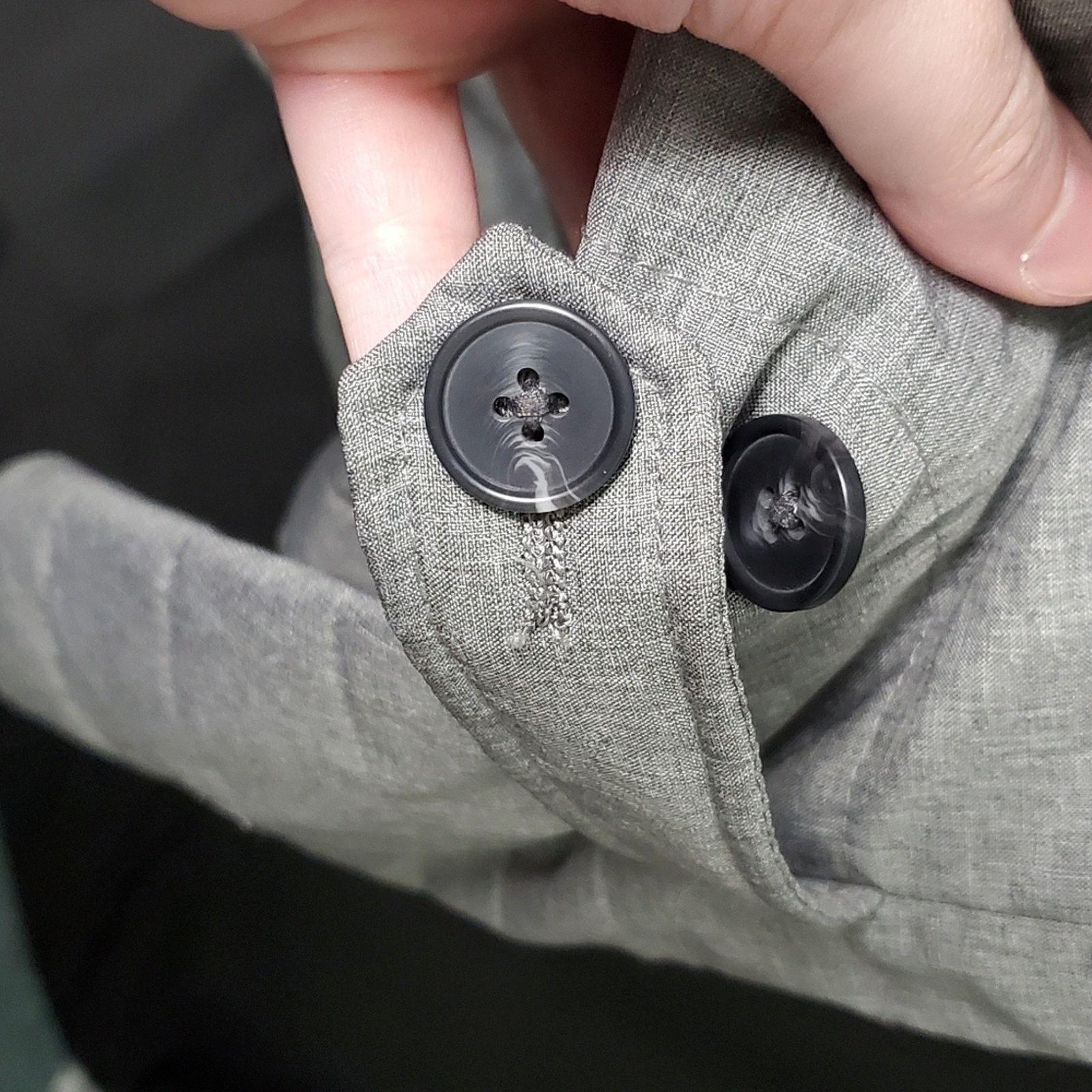 Nordstrom Nordstrom Signature Men's Grey Vapor Heather Zip-Up Vest Size US M / EU 48-50 / 2 - 4 Thumbnail