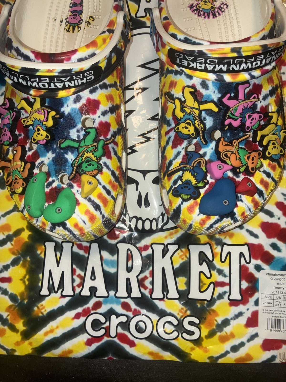 Crocs × Grateful Dead × Market Crocs. X Grateful Dead Size US 9 / EU 42 - 1 Thumbnail