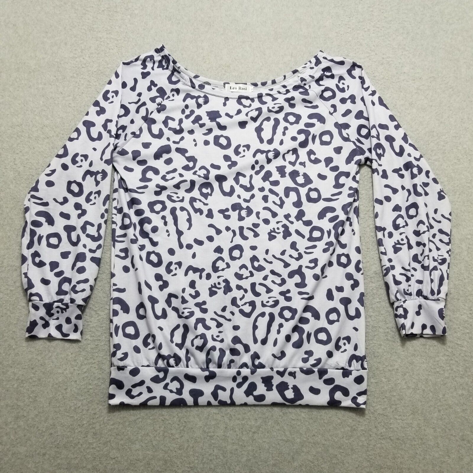 Other Leo Rosi Shirt Womens Small Leopard Print Long Sleeve Size S / US 4 / IT 40 - 1 Thumbnail