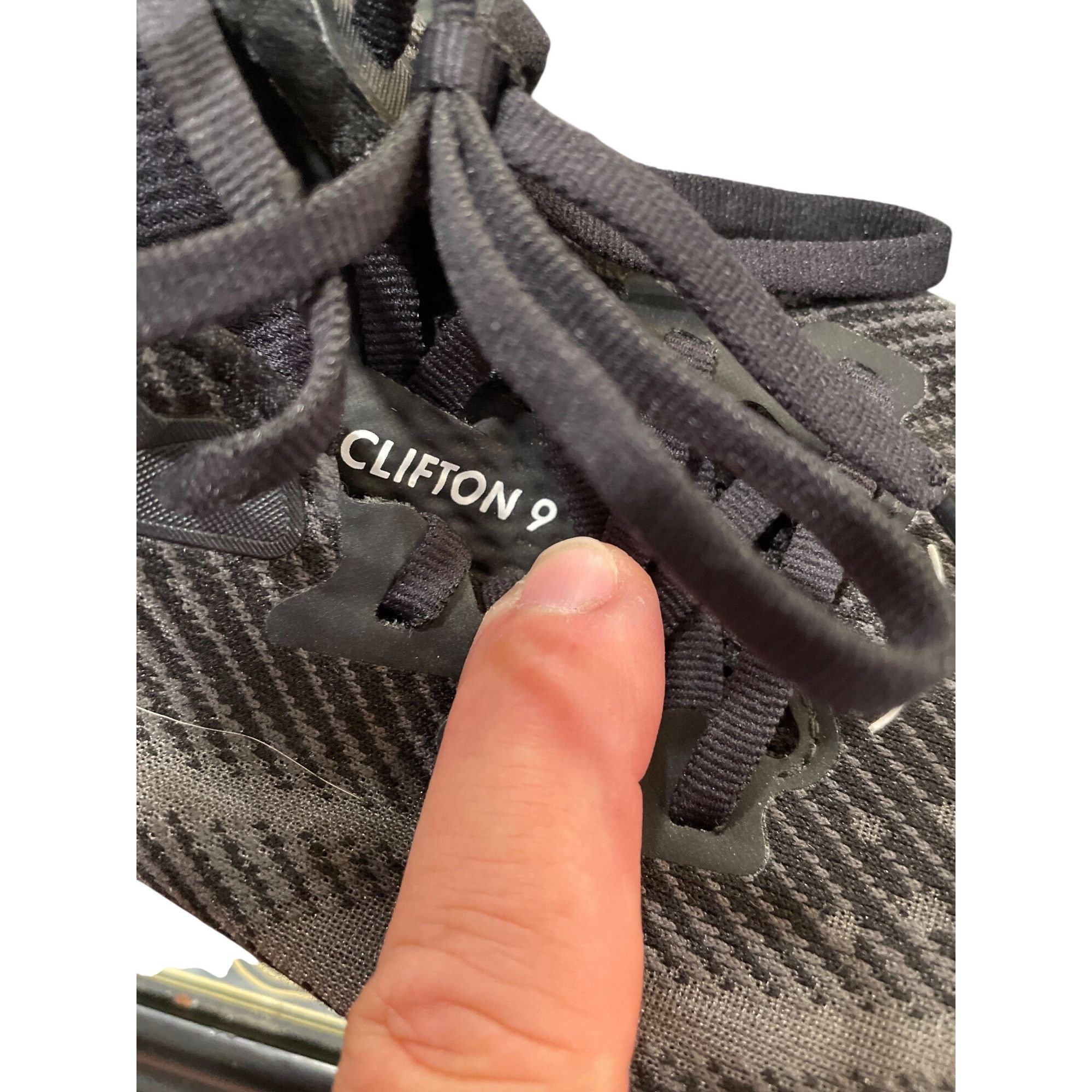 Hoka Hoka Clifton 9 wms black white running walking sneakers shoe Size US 8.5 / IT 38.5 - 14 Thumbnail