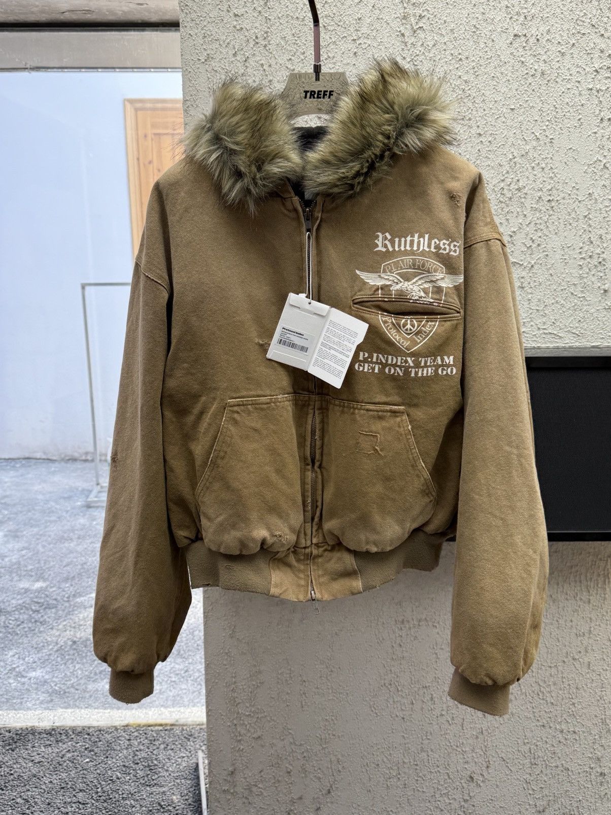 PROJECT G/R PROTOCOL INDEX EXAGGERATED SHOULDER FUR N2B JACKET