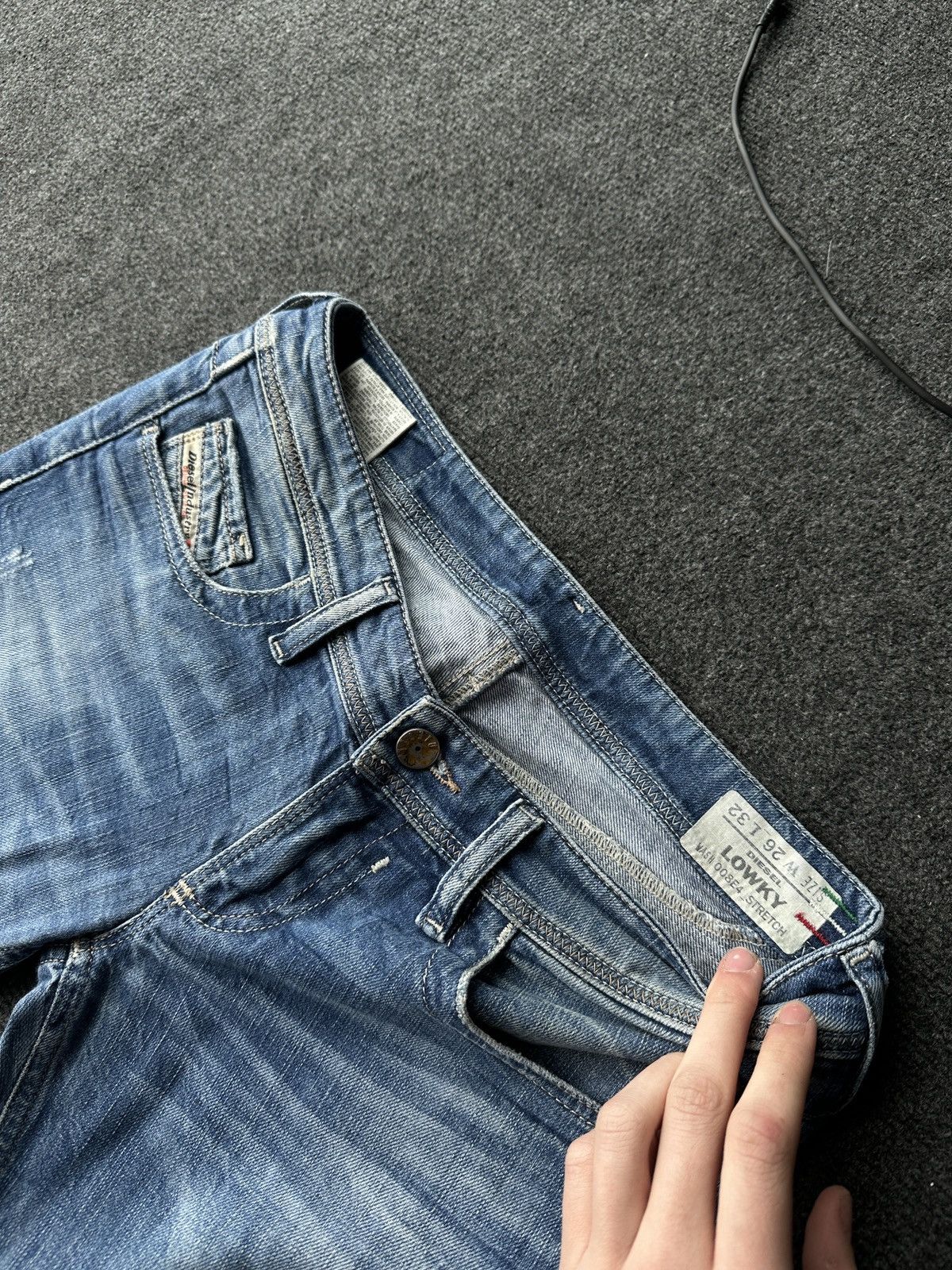 Diesel OPIUM 🚨 DIESEL WMN DENIM JEANS AVANT GARDE Y2K IFSIXWASNINE Size 28" / US 6 / IT 42 - 6 Thumbnail