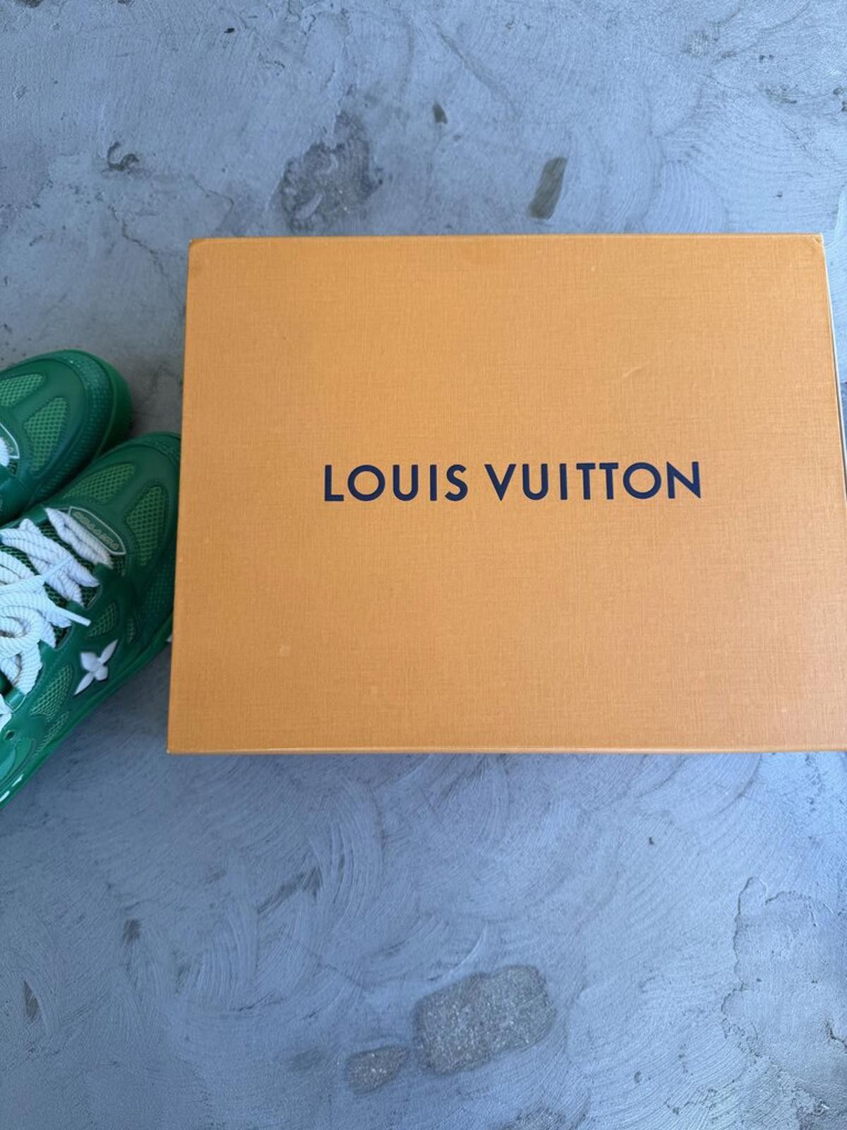 Louis Vuitton Louis Vuitton Sk8 Sneaker Green Sz. 43 Size US 10 / EU 43 - 6 Thumbnail