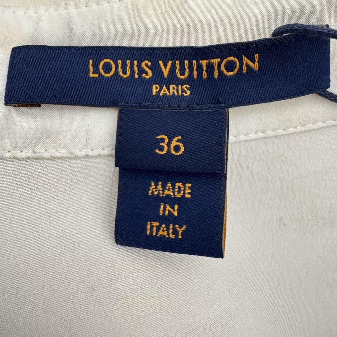 Louis Vuitton Louis Vuitton Gradient Silk Long Sleeve Shirt K26WX Size XS / US 0-2 / IT 36-38 - 5 Thumbnail