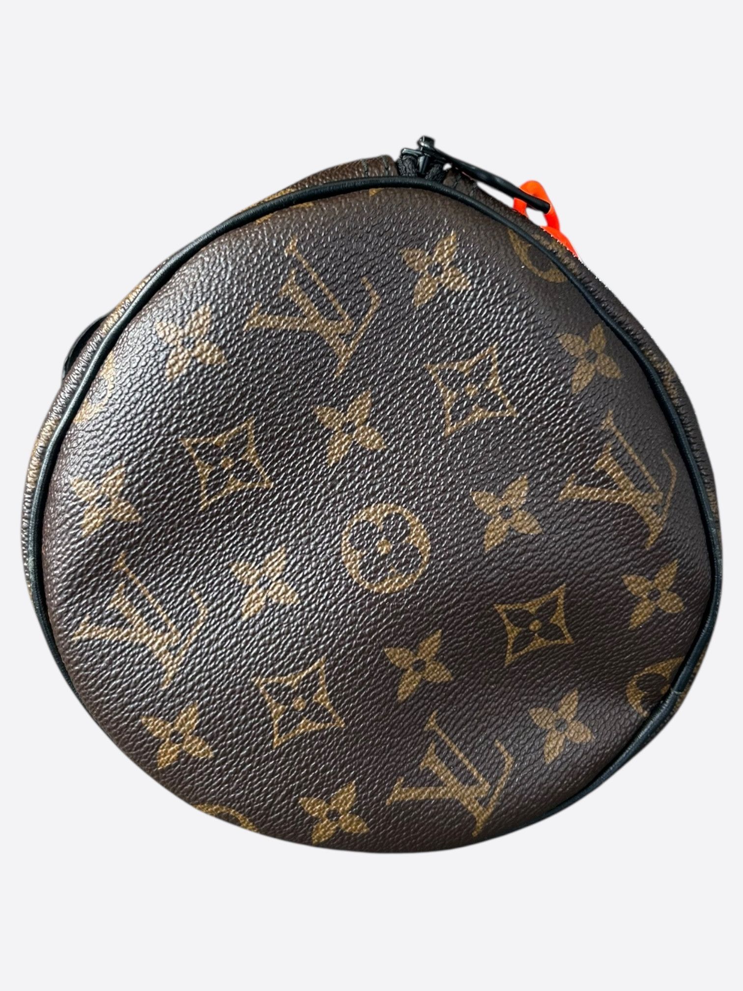 Louis Vuitton Louis Vuitton Brown Monogram & Orange Papillon Pouch Size ONE SIZE - 4 Thumbnail
