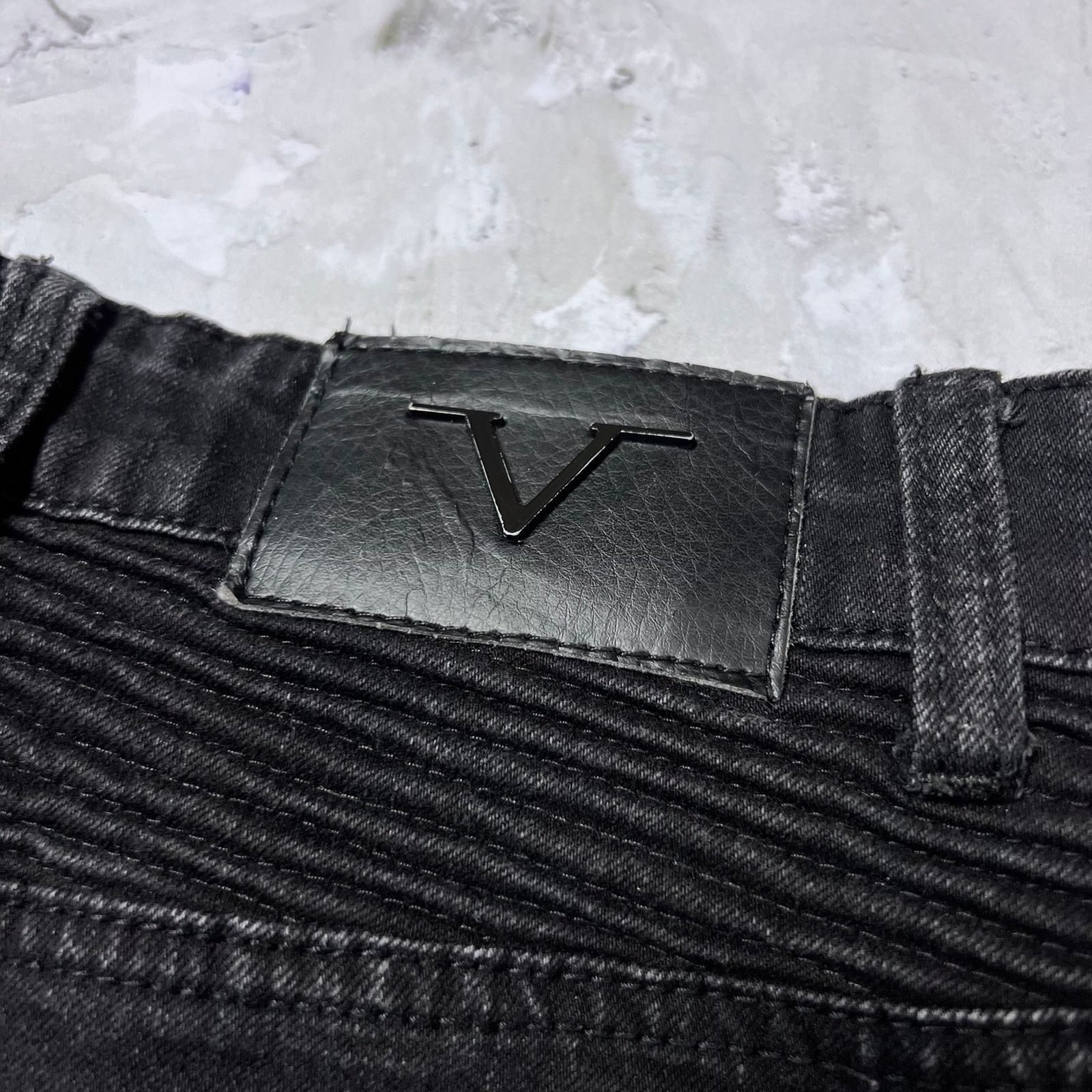 Other Studio de Vestiti Eleganti Moto Jeans SIZE 38x32 RUNS SMALL Size US 38 / EU 54 - 9 Thumbnail