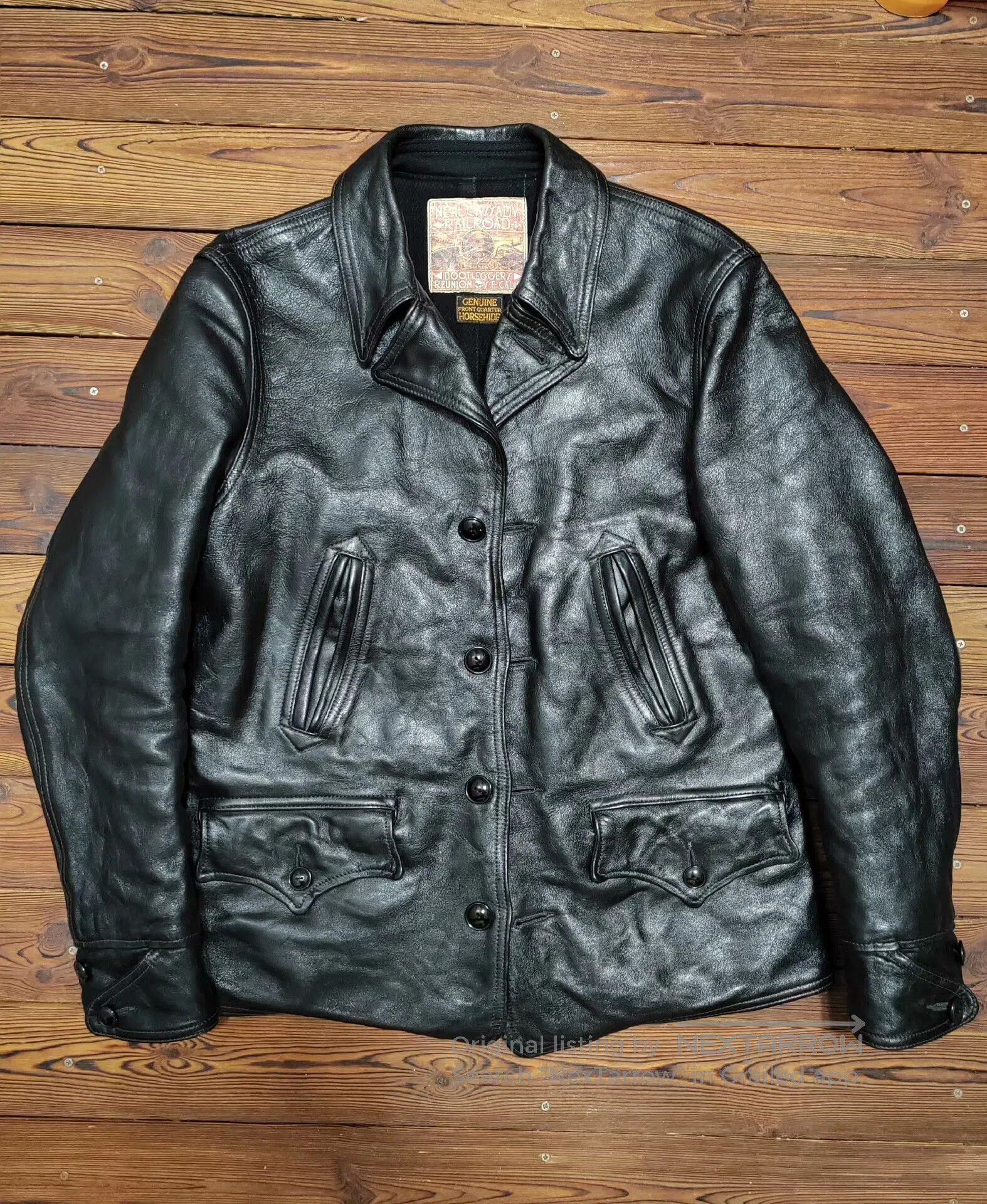Freewheelers FREEWHEELERS Dispatcher Leather Jacket. Size US M / EU 48-50 / 2 - 1 Thumbnail
