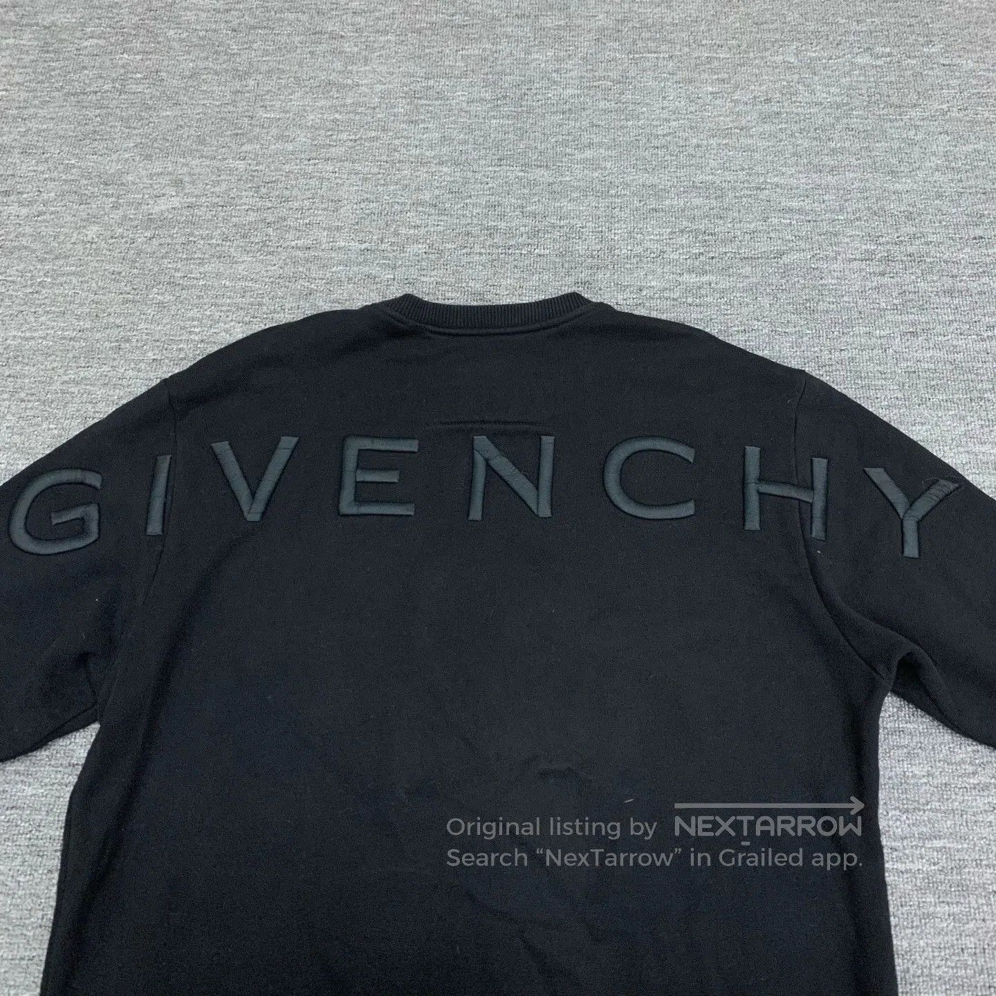 Givenchy Givenchy Black Back Logo Sweatshirt. Size US M / EU 48-50 / 2 - 9 Thumbnail