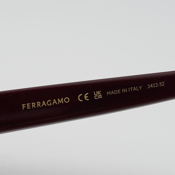 Salvatore Ferragamo Salvatore Ferragamo SF2068SE 606 Sunglasses Burgundy Frame Size ONE SIZE - 4 Thumbnail
