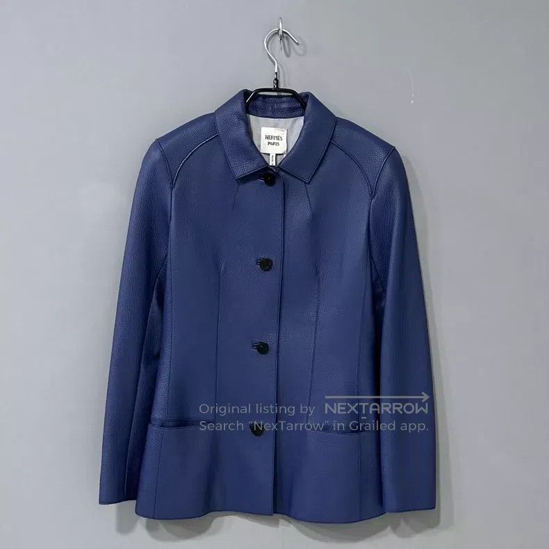 Hermes Single-breasted Buckskin Jacket