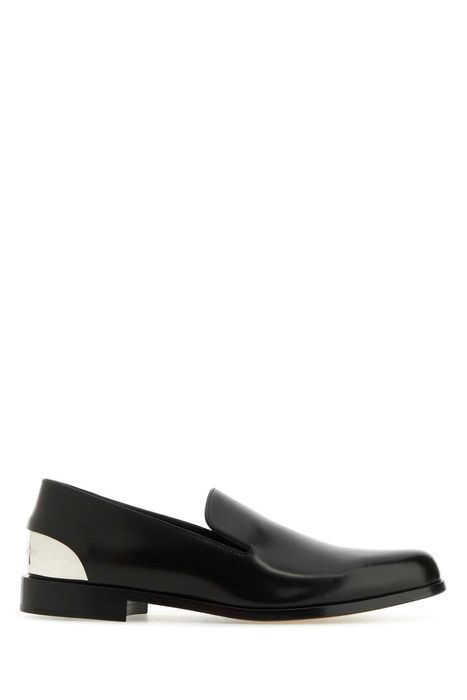 Alexander McQueen Black Leather Loafers | Grailed