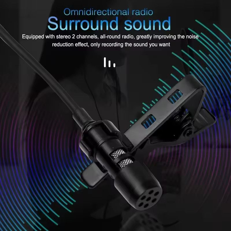Other 1.5m Mini Portable Microphone Wired for Phone and Laptop, PC Size ONE SIZE - 3 Thumbnail