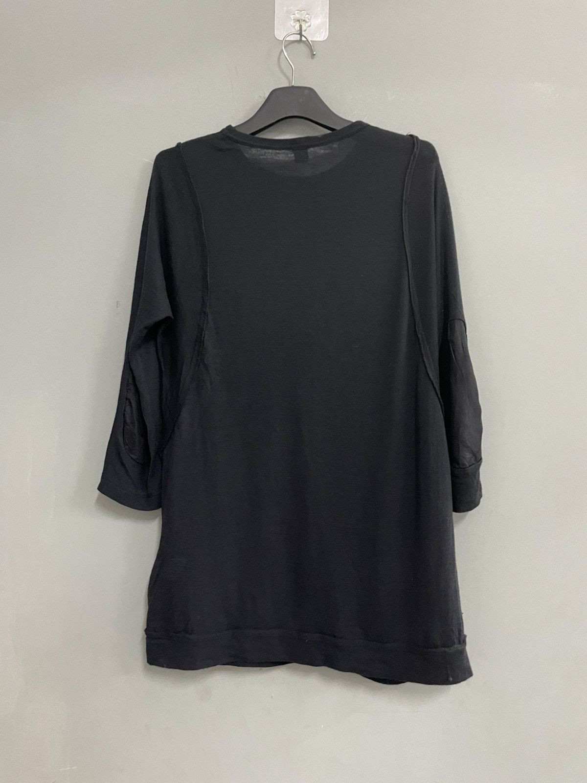 Yohji Yamamoto YOHJI YAMAMOTO T Shirt Longsleeve Wool Elbow Nylon Size M / US 6-8 / IT 42-44 - 8 Thumbnail