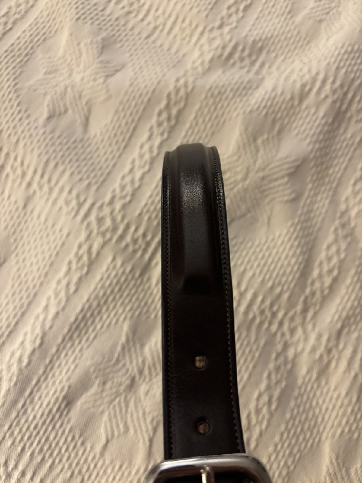 Other TORY brown belt w/ raised center Size 36 - 4 Thumbnail
