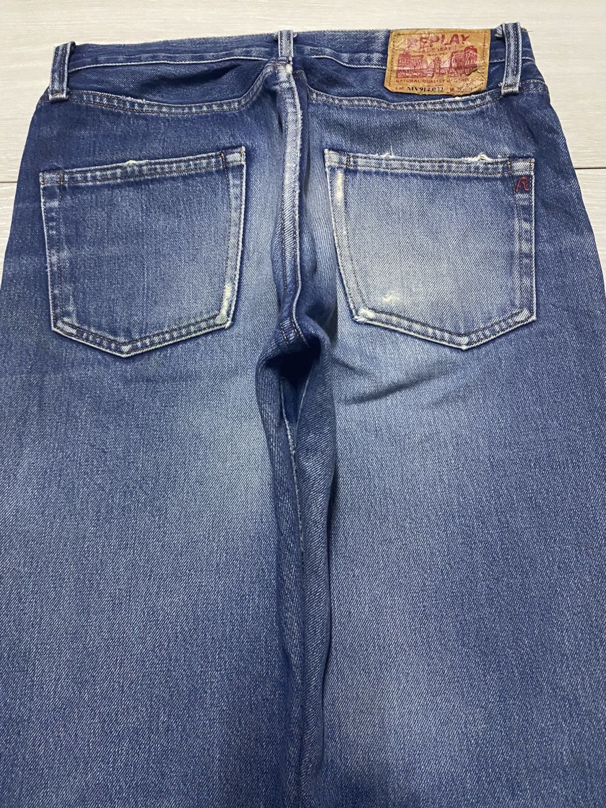 Replay Vintage Replay Jeans Mv914532 Distressed Faded Wash Jeans Size US 29 - 4 Thumbnail