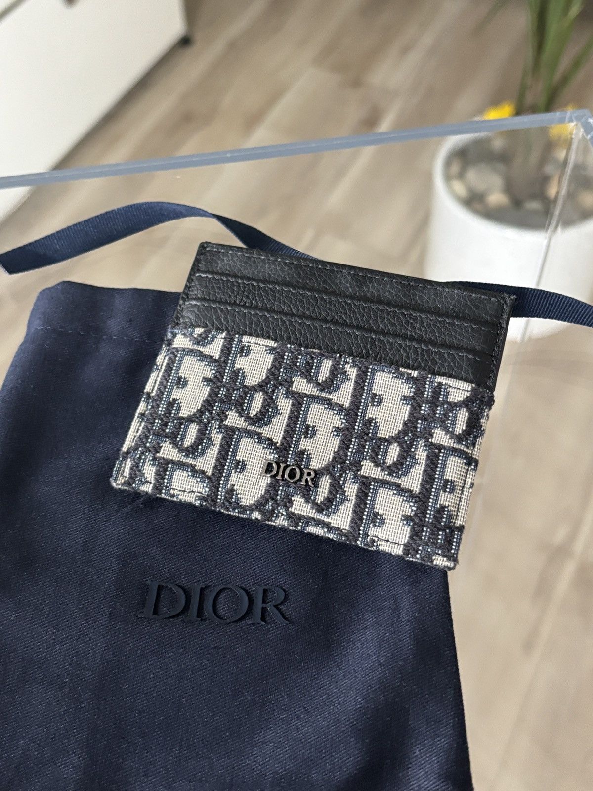 Dior DIOR OBLIQUE CARDHOLDER WALLET Size ONE SIZE - 4 Thumbnail