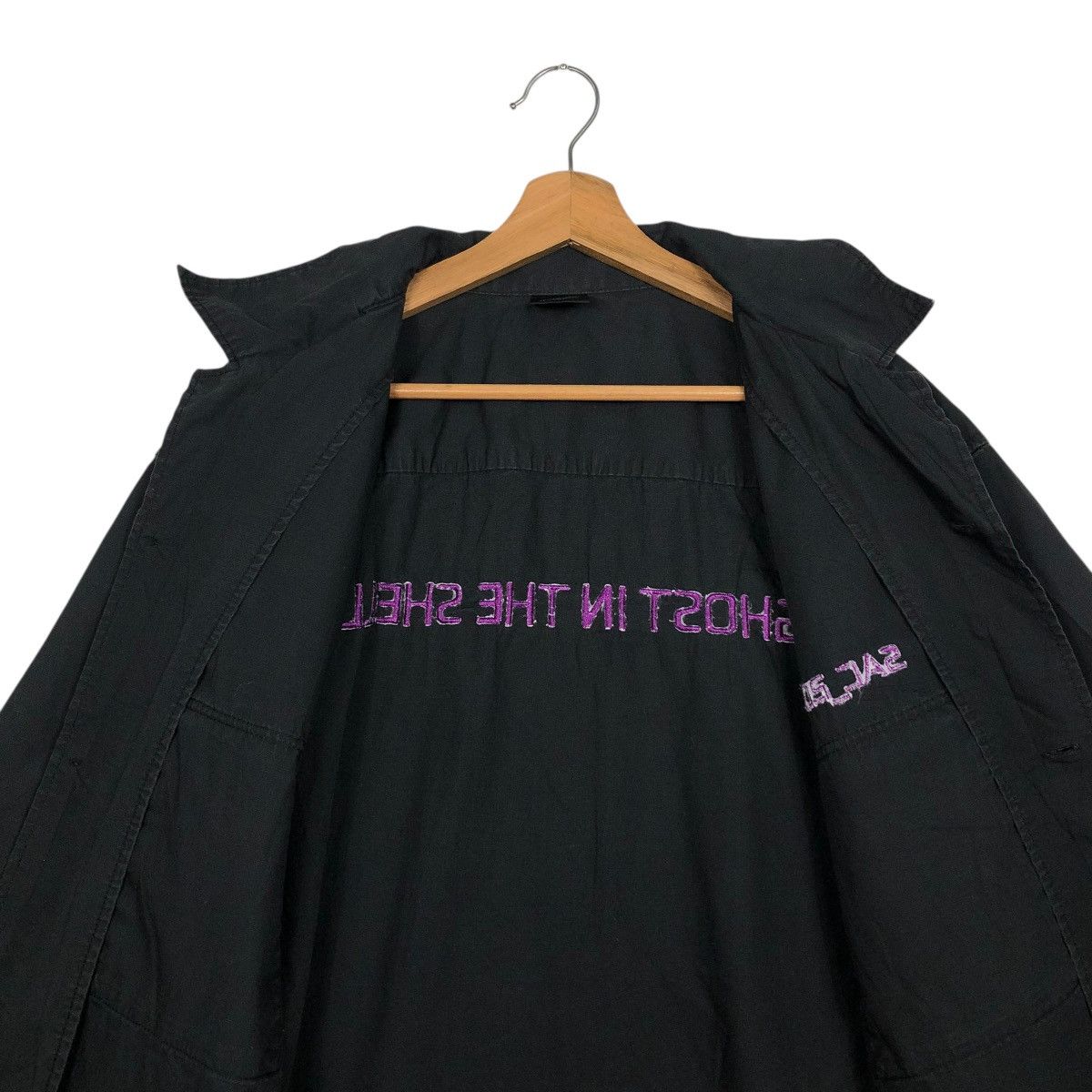 Cartoon Network 🔥VINTAGE BOWLING SHIRT BUTTON UPS GHOST IN THE SHELL Size US XXL / EU 58 / 5 - 16 Thumbnail