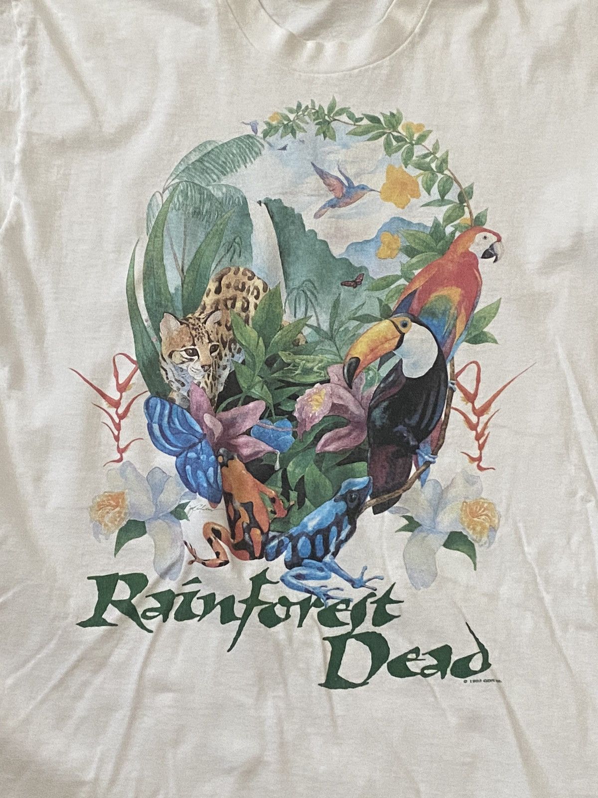 Grateful Dead × Liquid Blue × Vintage “Rainforest Dead” summer tour 93’ Size US L / EU 52-54 / 3 - 2 Thumbnail