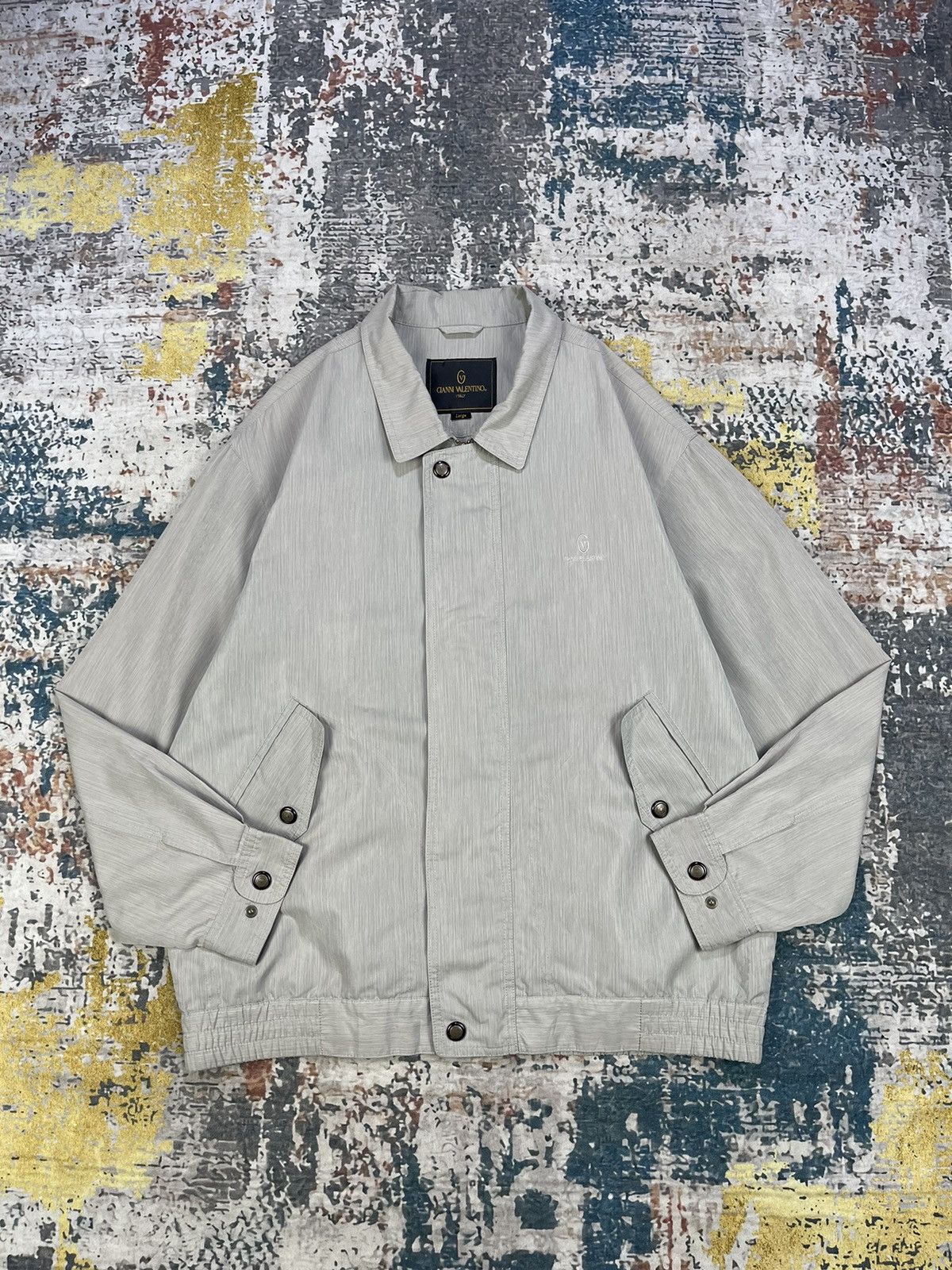 Gianni Valentino Italy Lightweight Collared Jacket