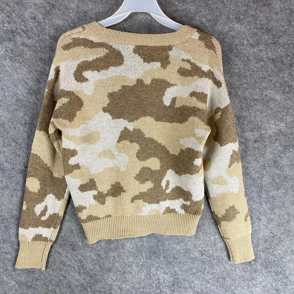 Lucky Brand Lucky Brand Cardigan Medium Sweater Women's Camouflage M Size M / US 6-8 / IT 42-44 - 8 Thumbnail