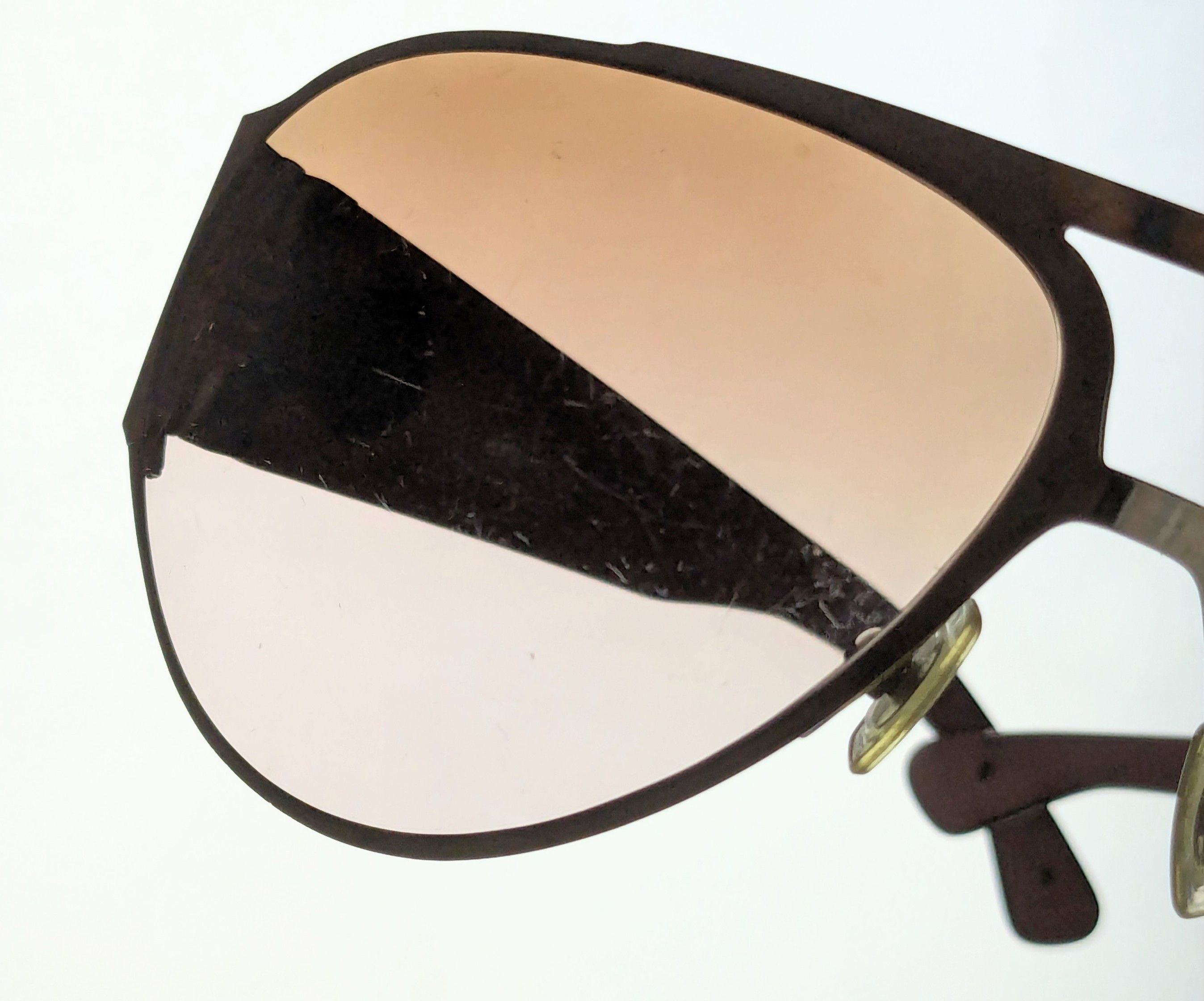 Chrome Hearts Chrome Hearts Backdoor Sunglasses Pink Brown Oval Oversized Size ONE SIZE - 18 Thumbnail